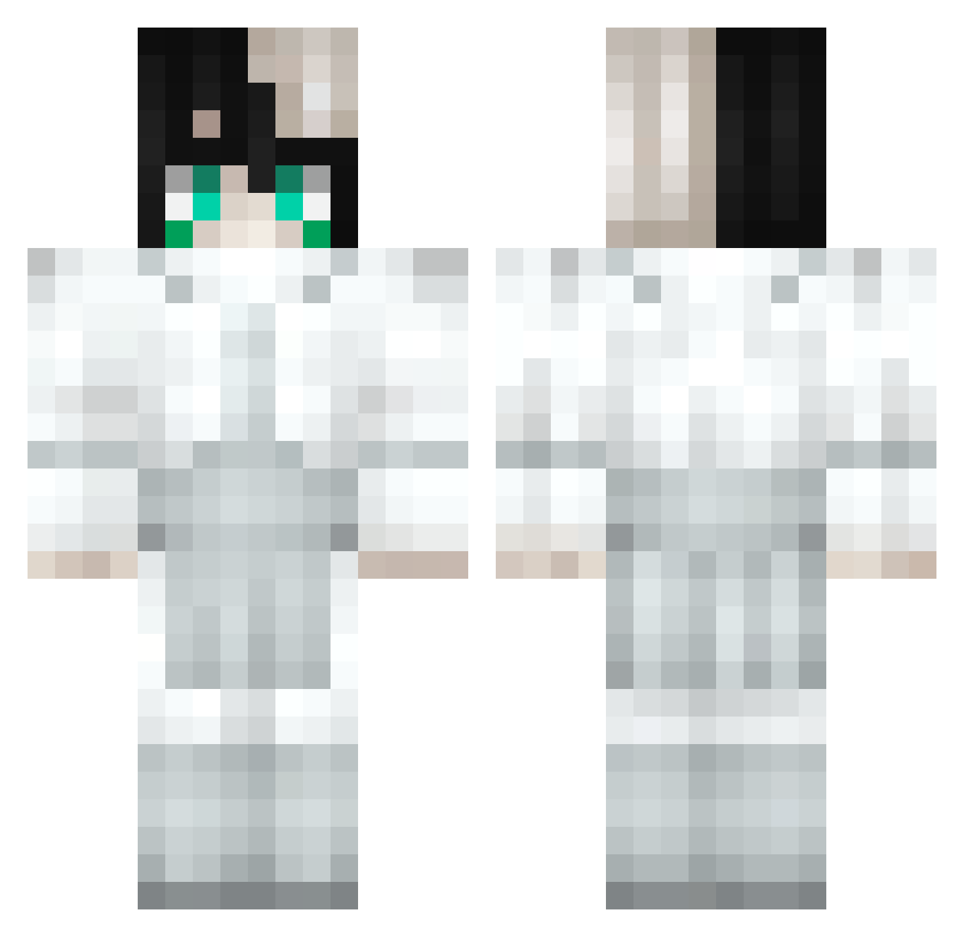 Tmolos_ Minecraft skin, front and back view