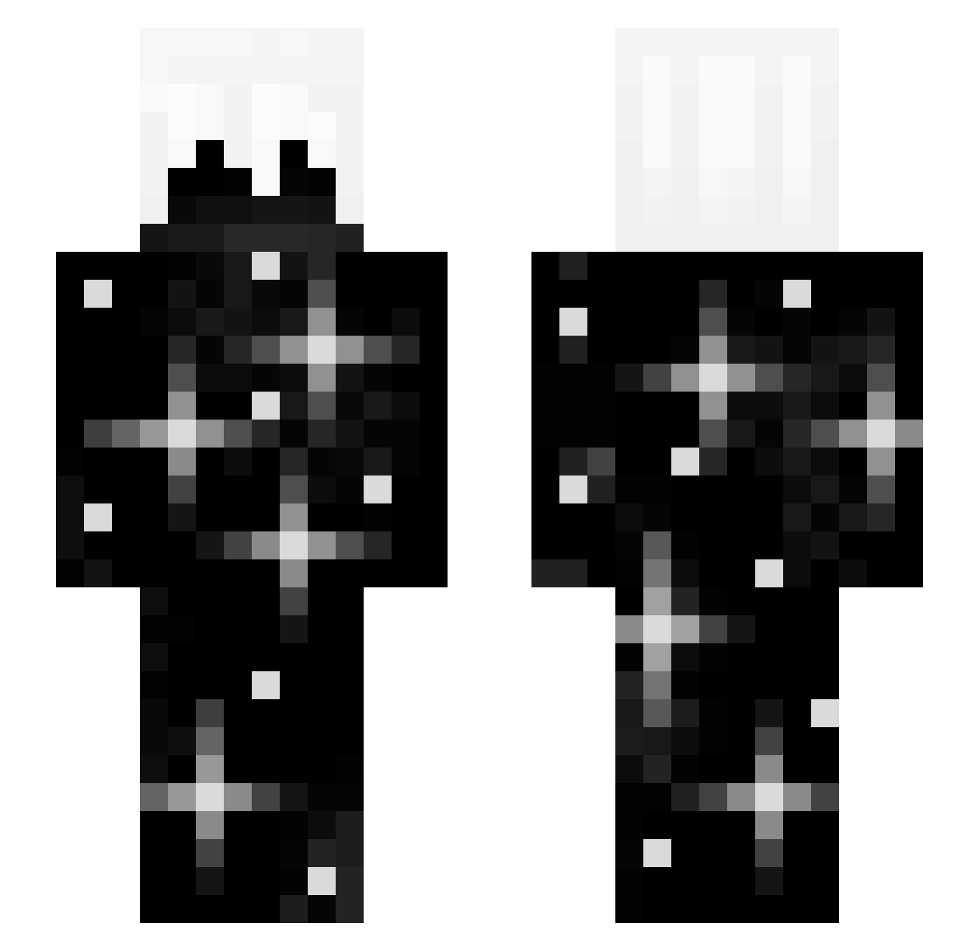 soEzBozo Minecraft skin, front and back view