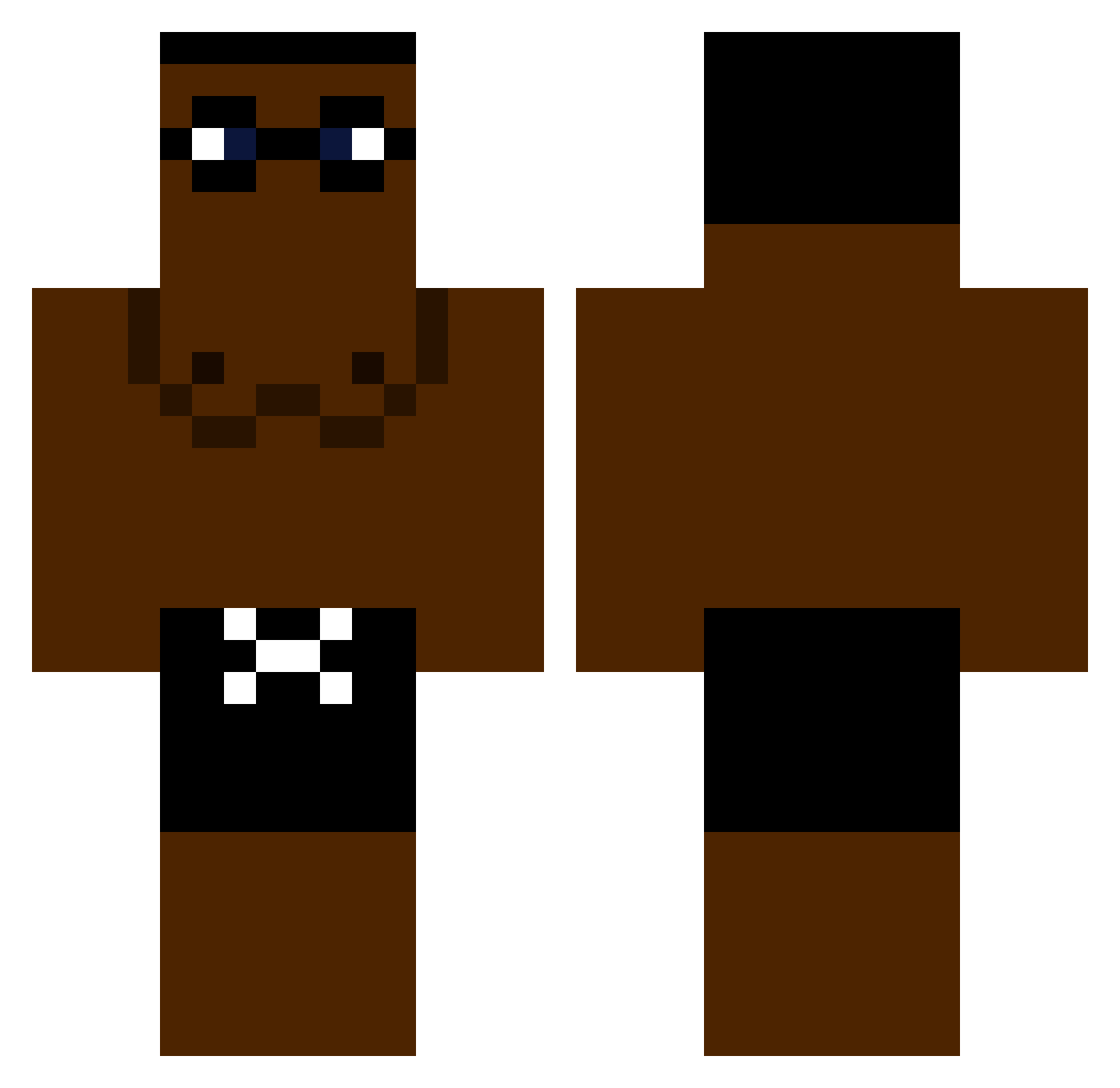 Klint11_ Minecraft skin, front and back view