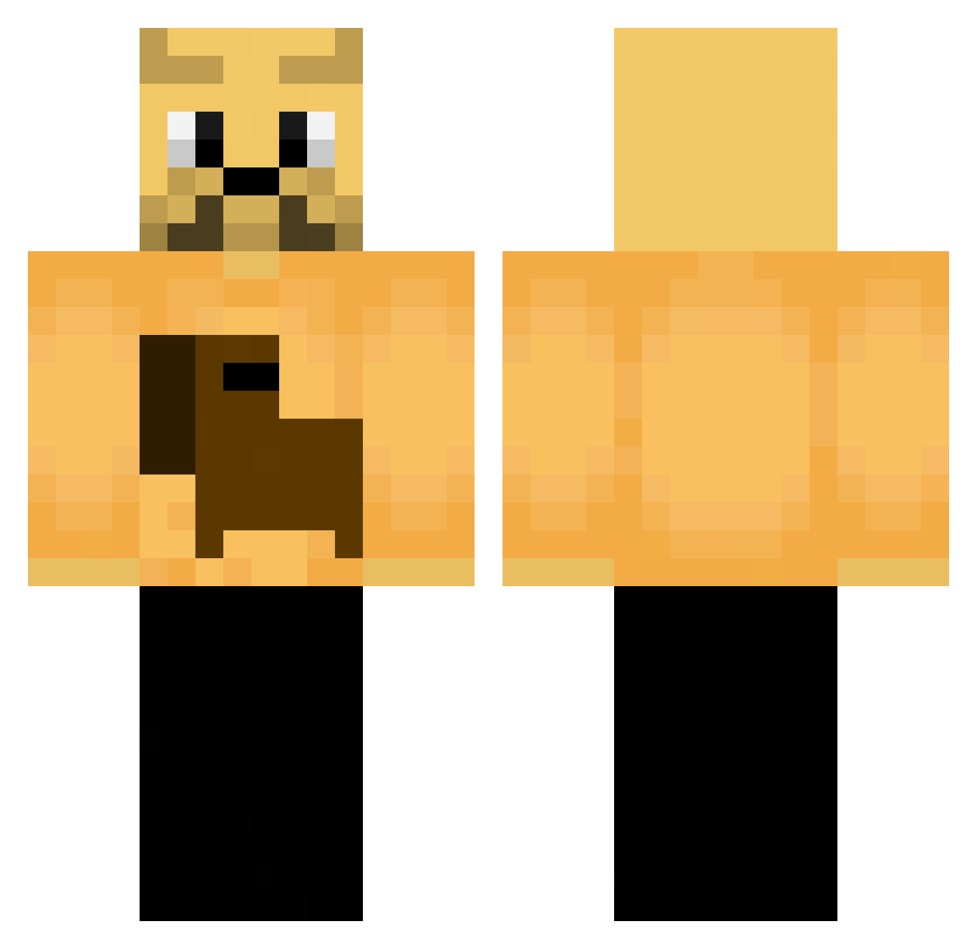 Max11TH Minecraft skin, front and back view