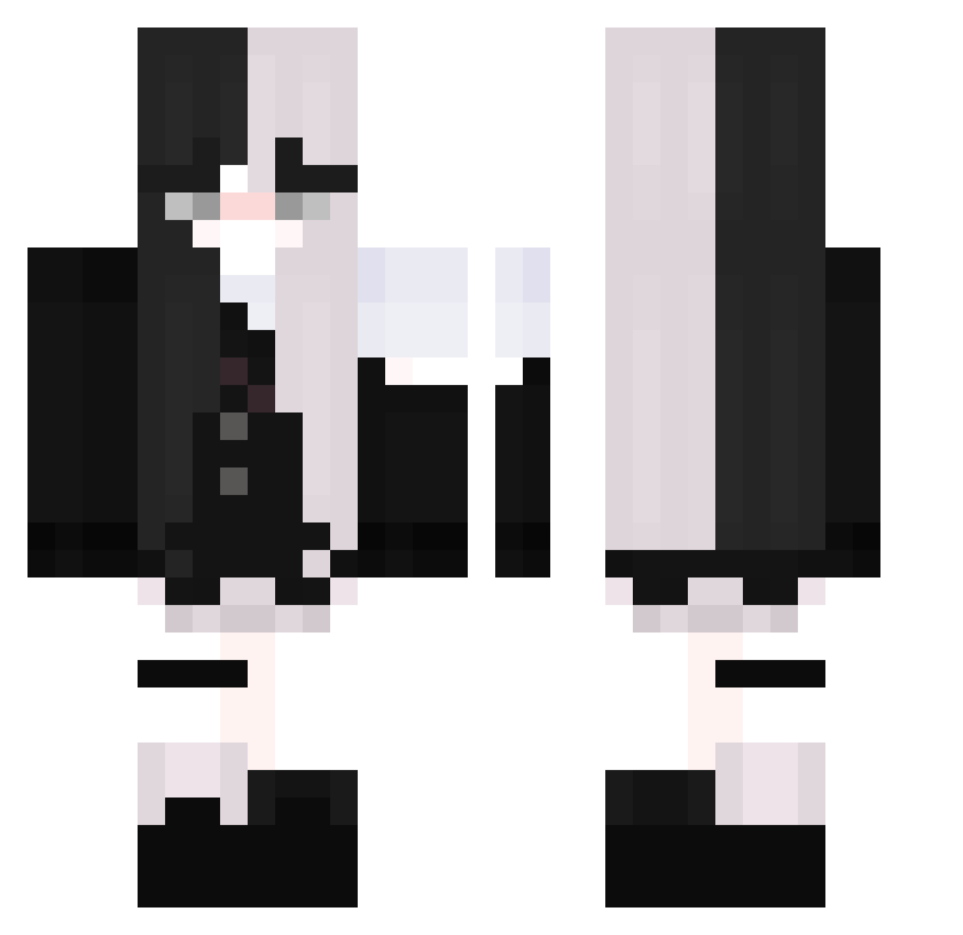 tobi_you Minecraft skin, front and back view