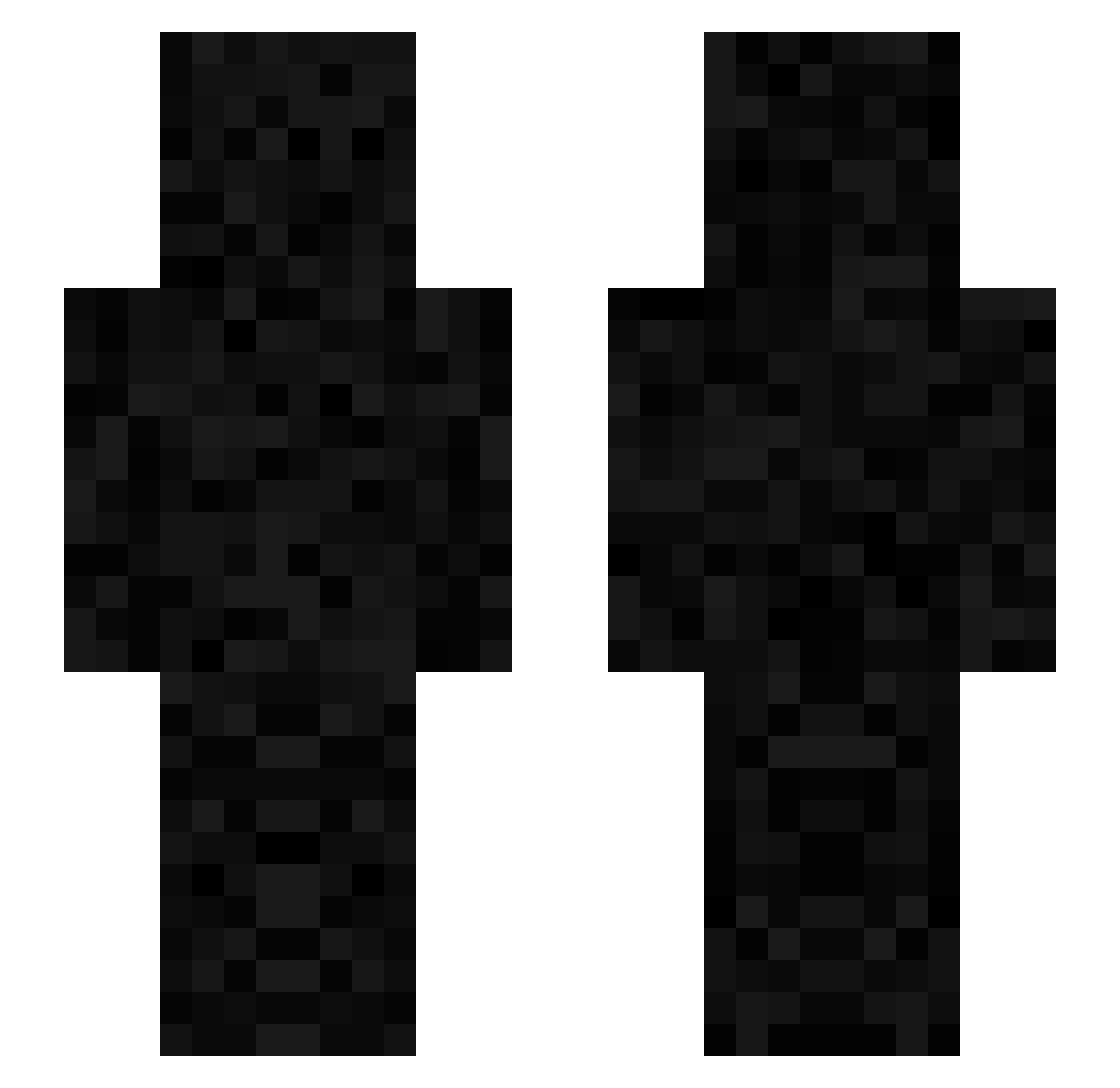 Project_Cryo Minecraft skin, front and back view