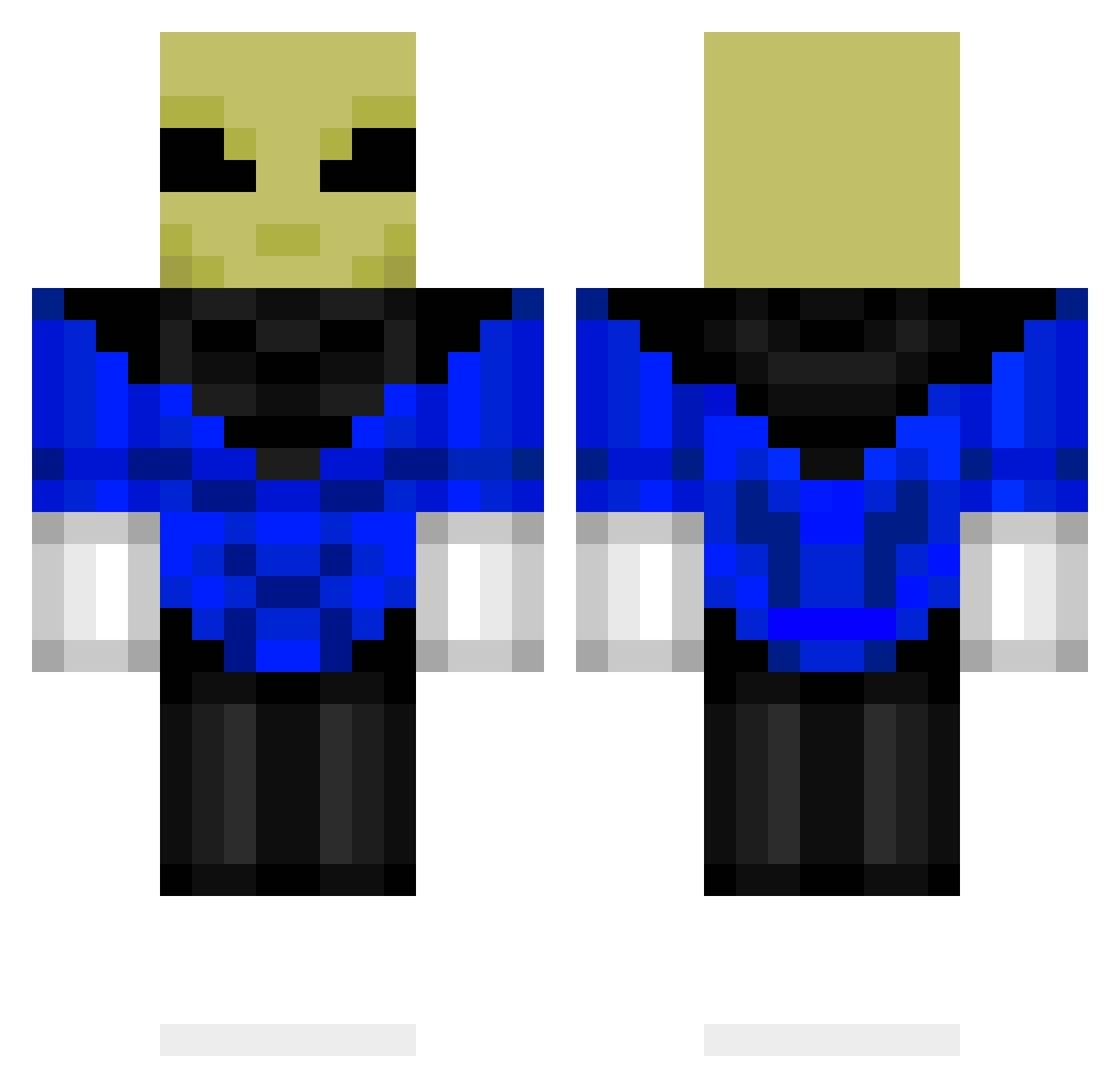 hakai_boi Minecraft skin, front and back view