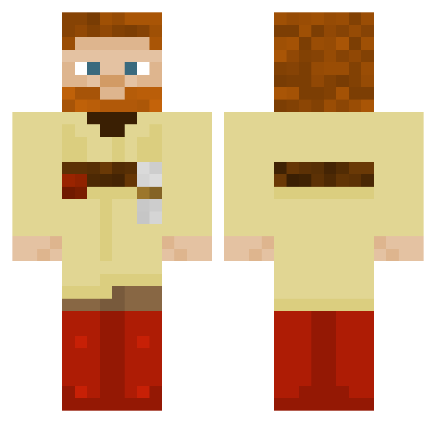 owenmoore_ Minecraft skin, front and back view