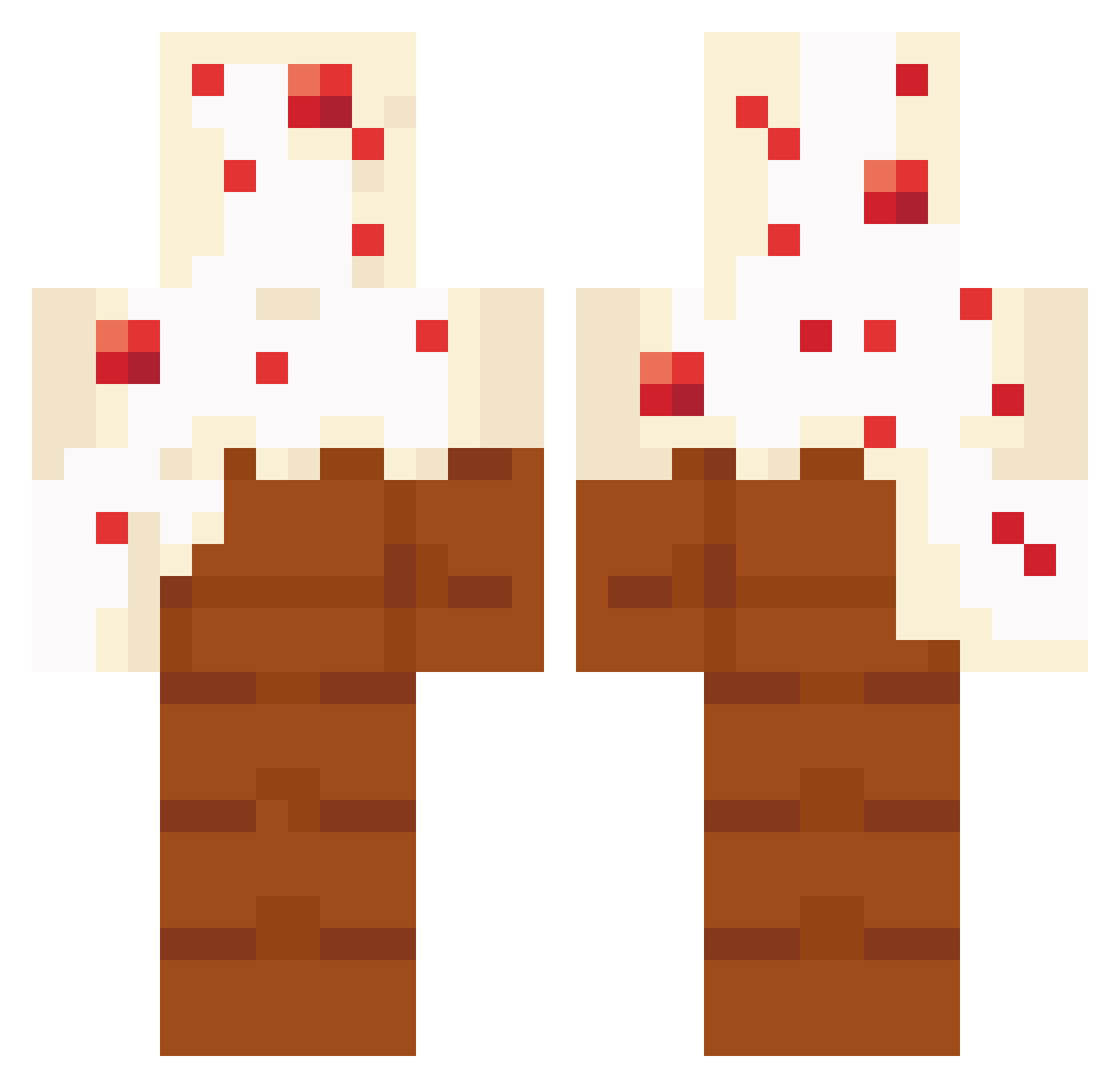 i_is_Phoenix Minecraft skin, front and back view