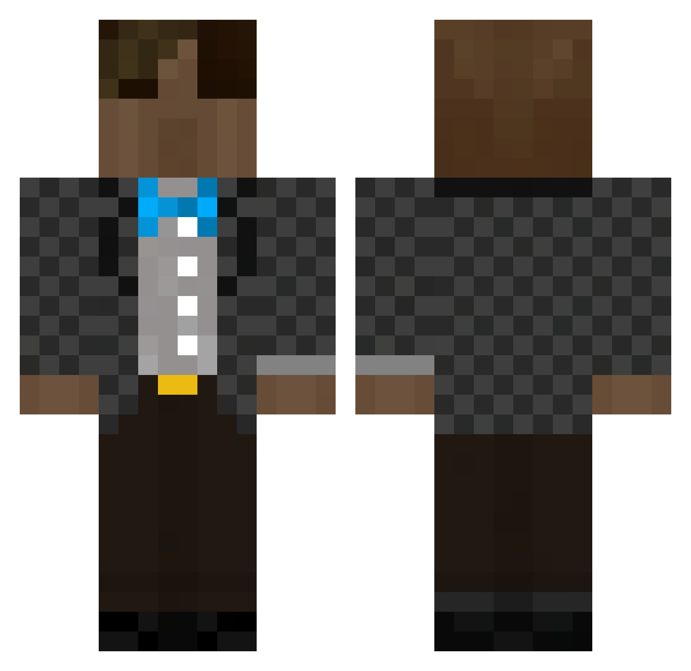 Tadpole_Guy Minecraft skin, front and back view