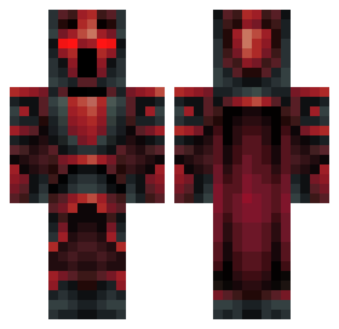 Goshen_Ithilien Minecraft skin, front and back view