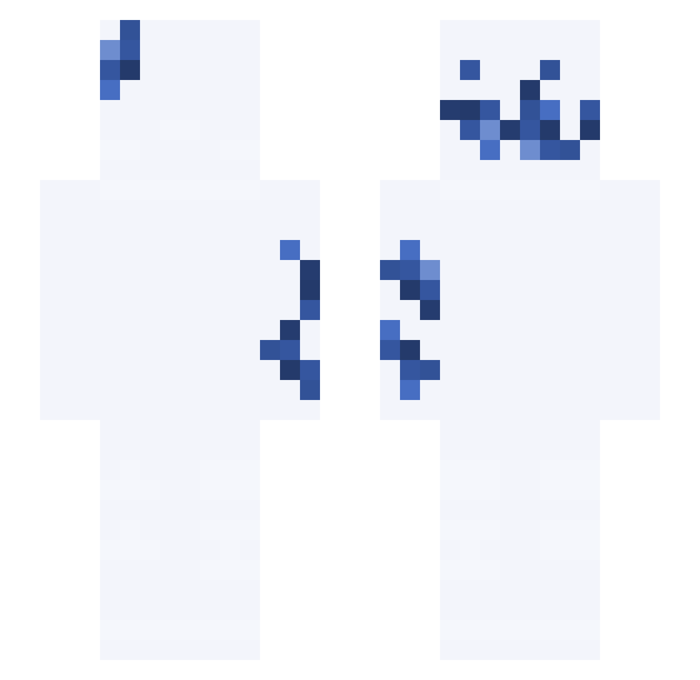 onzao Minecraft skin, front and back view