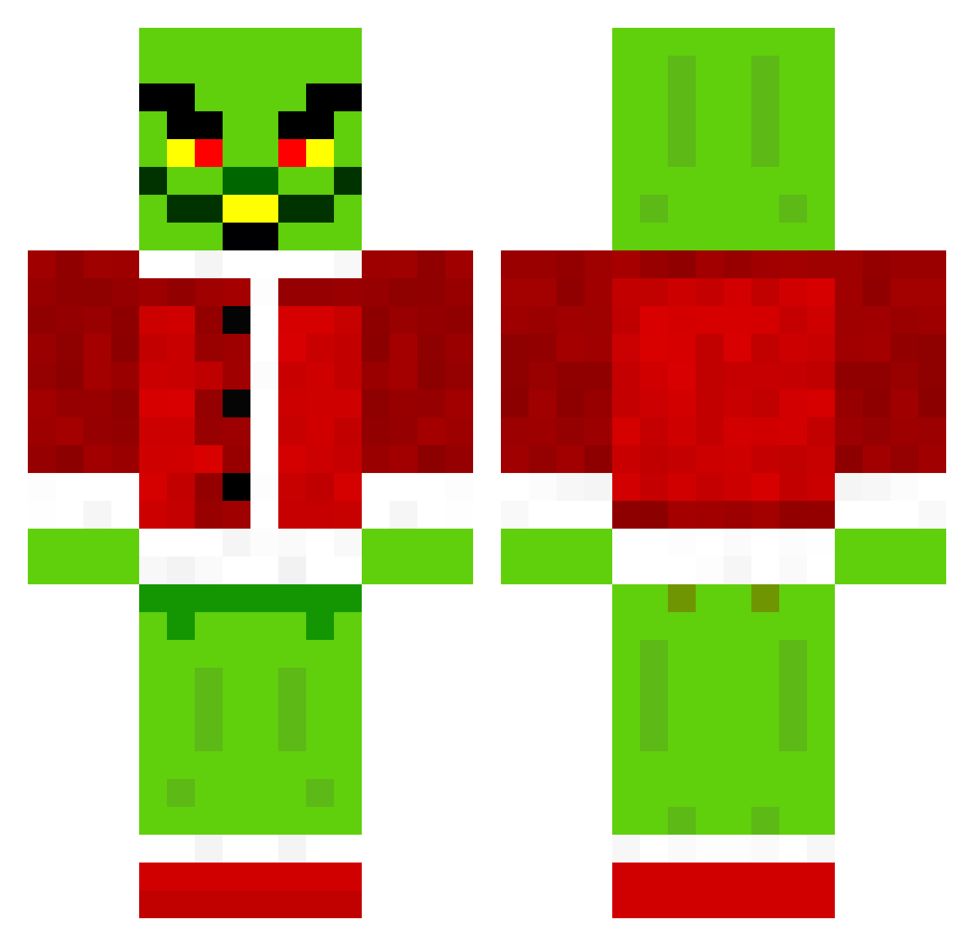 Wetjakx_MK Minecraft skin, front and back view