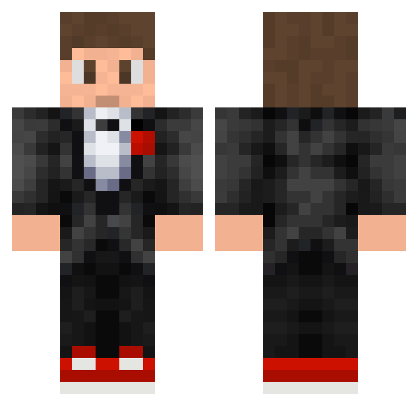 schalke1904 Minecraft skin, front and back view