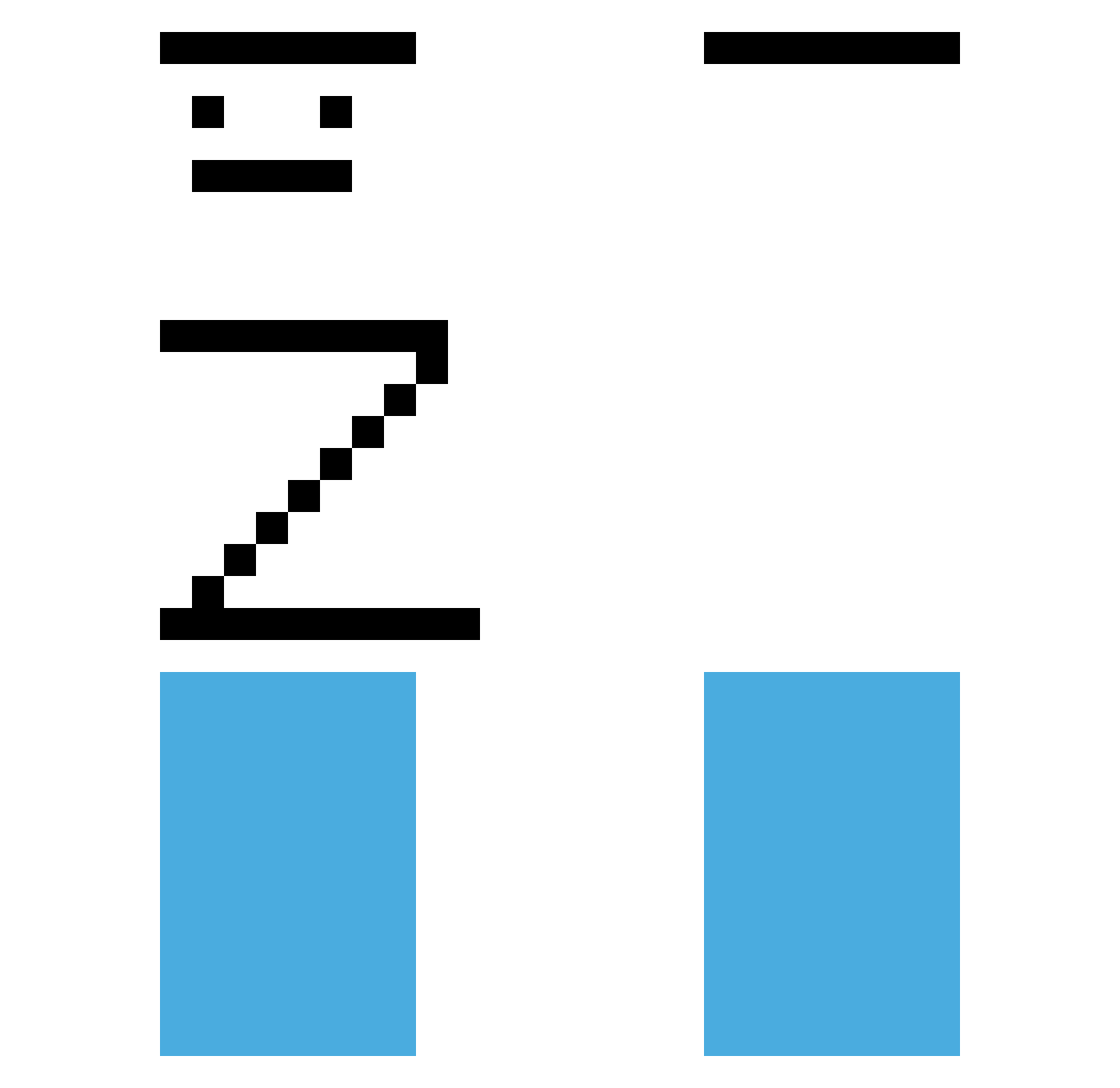 Yg3h Minecraft skin, front and back view