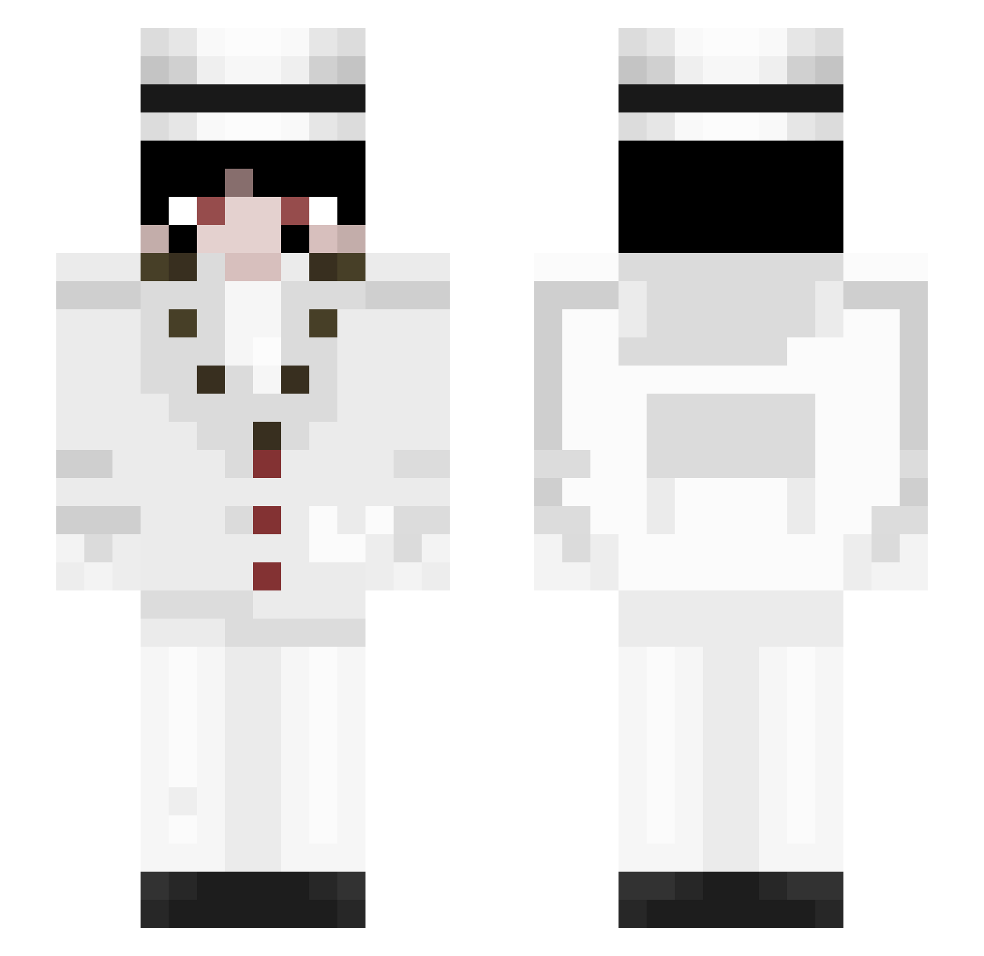OxyZ_1221 Minecraft skin, front and back view
