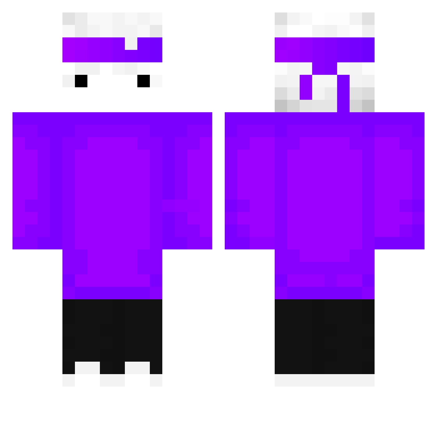 Th_Jako_QC Minecraft skin, front and back view