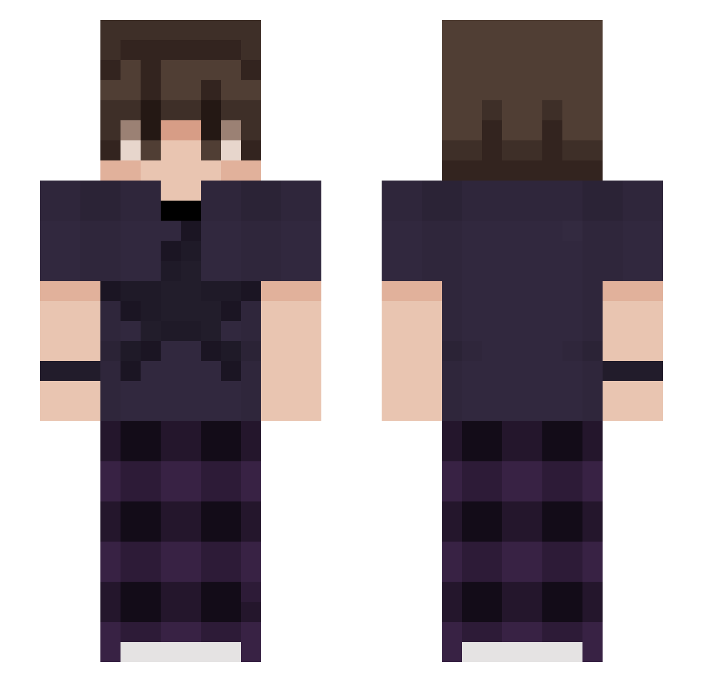 Tqasty_ Minecraft skin, front and back view