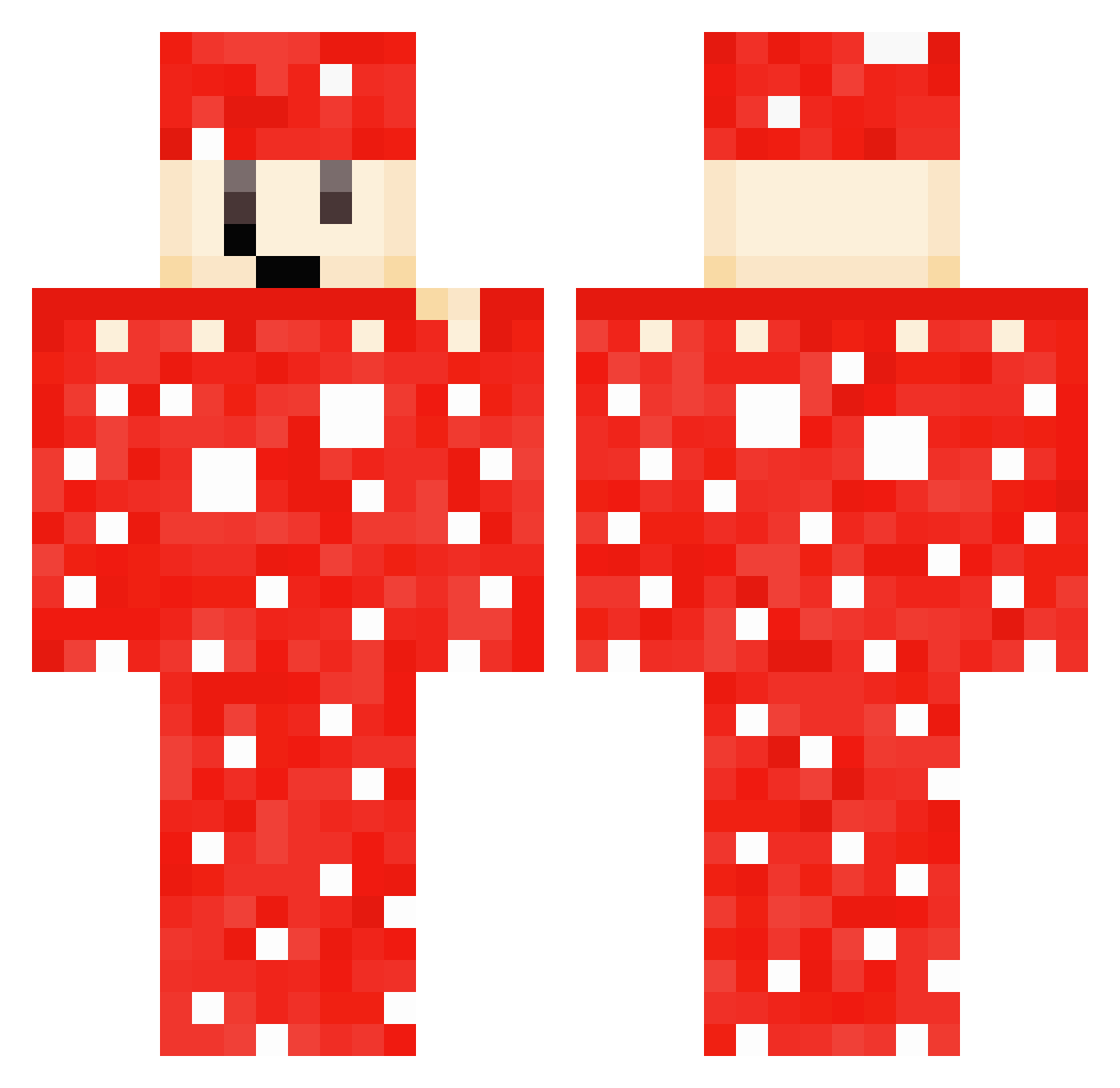 Seta98512 Minecraft skin, front and back view