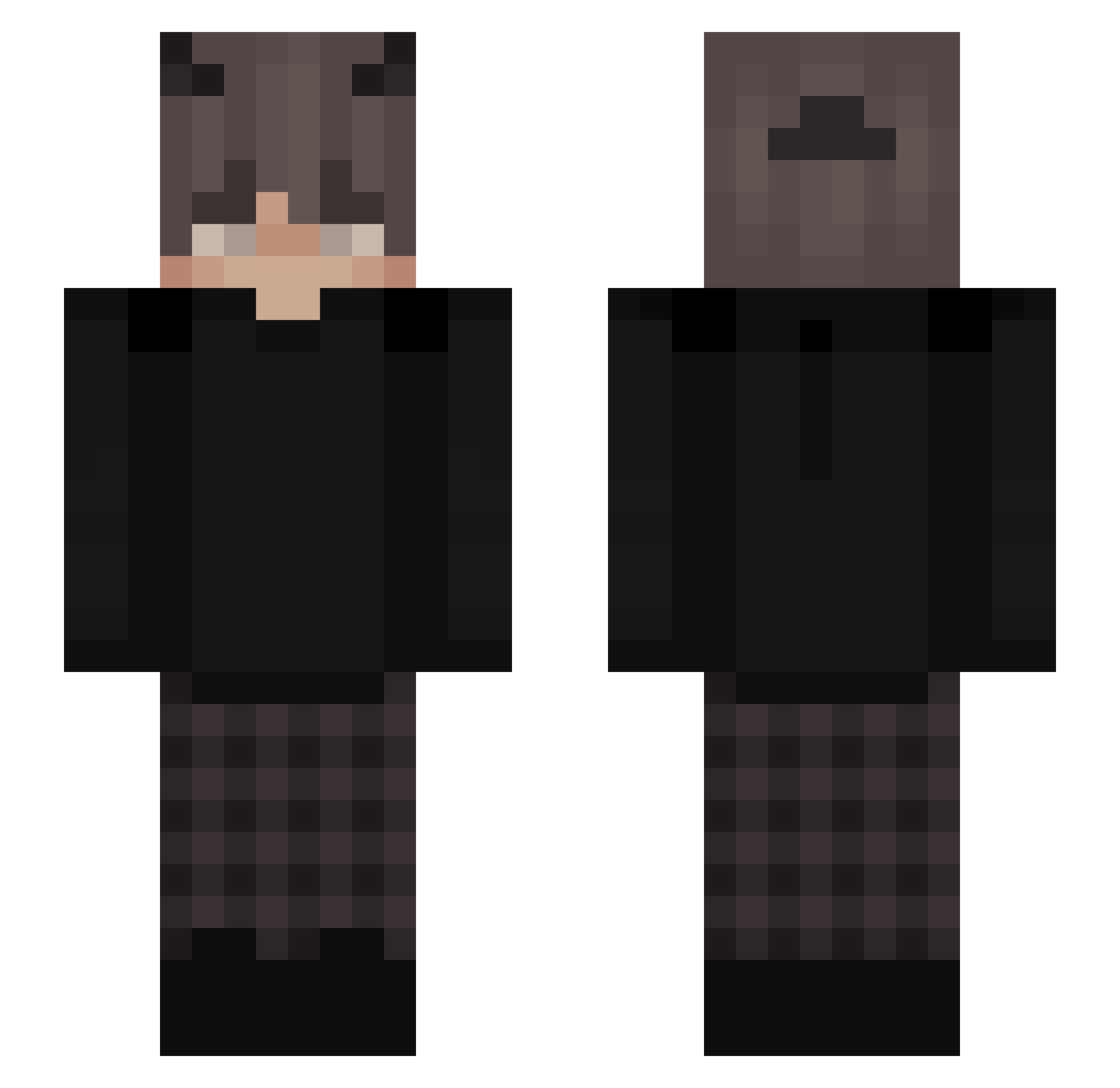Thannh_VN Minecraft skin, front and back view
