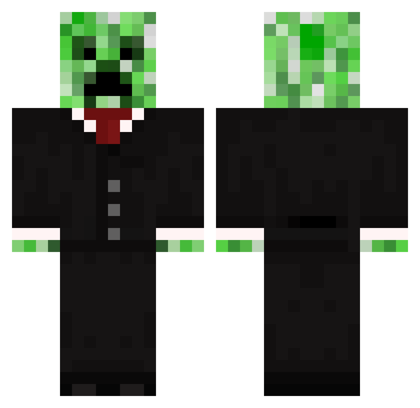 RUSTBUCKET91 Minecraft skin, front and back view