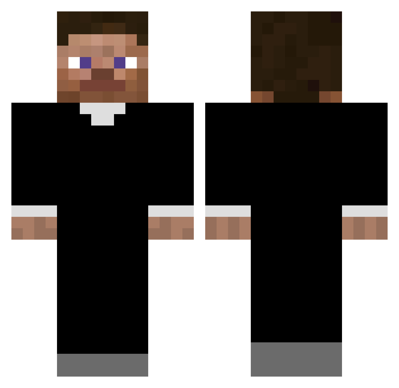 FabulousDrake22 Minecraft skin, front and back view