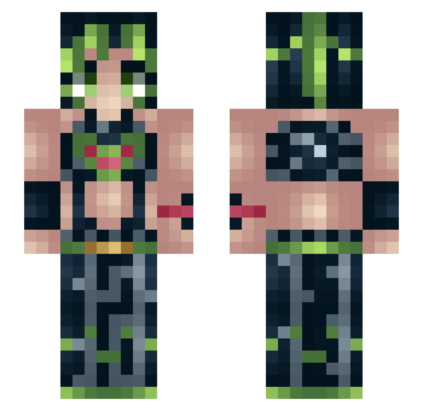 edvineriS Minecraft skin, front and back view