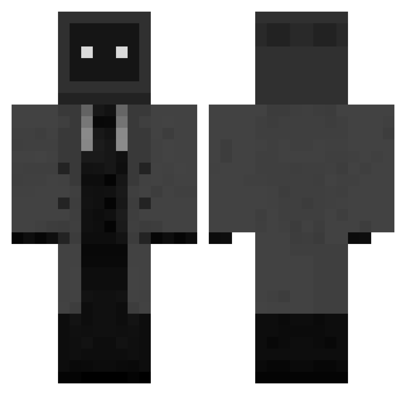 fadils93 Minecraft skin, front and back view
