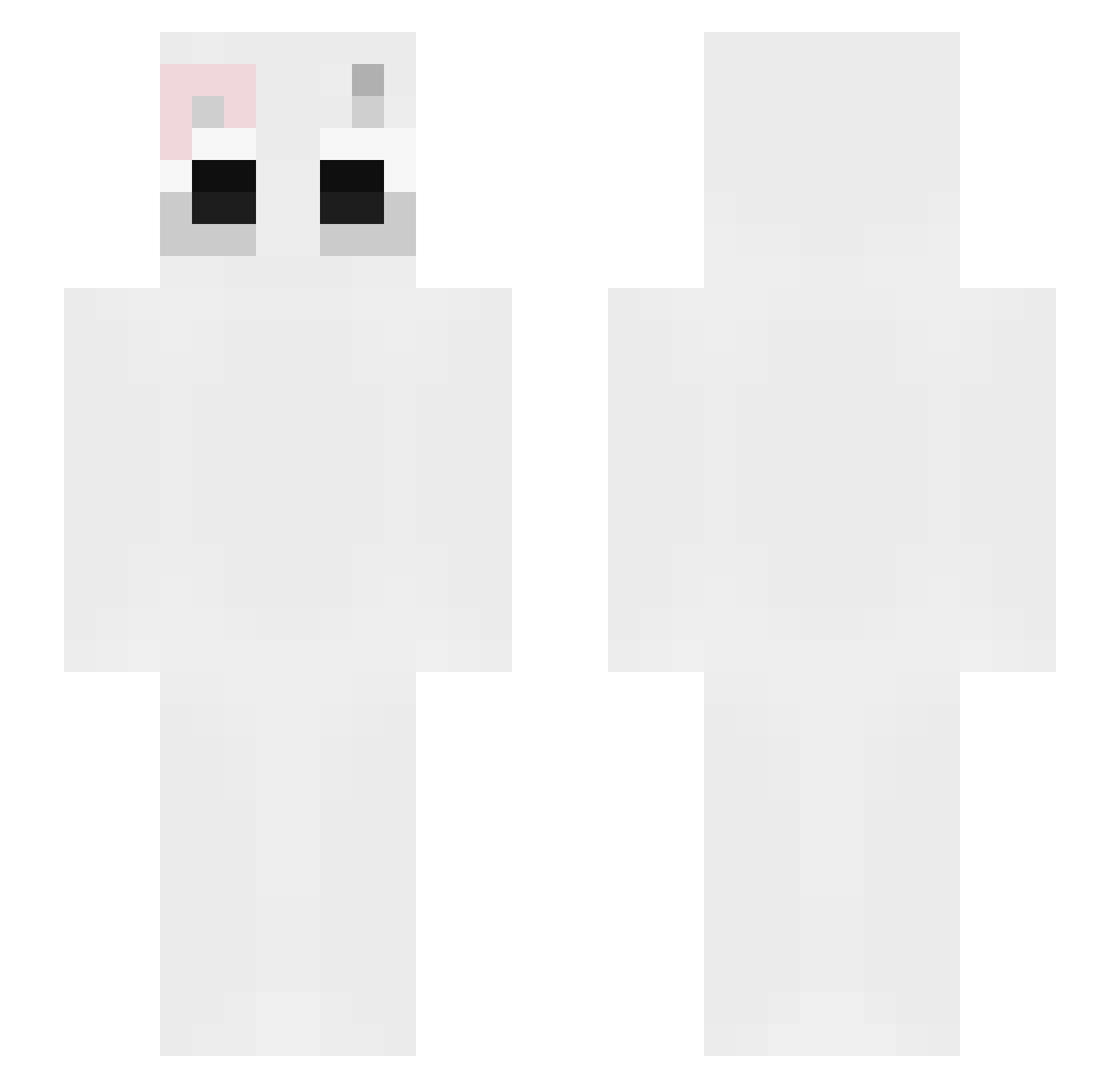nkaigi Minecraft skin, front and back view