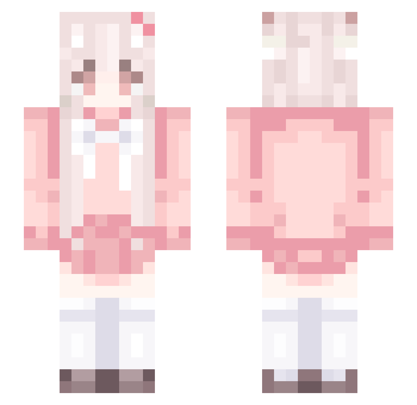 qmmx511 Minecraft skin, front and back view
