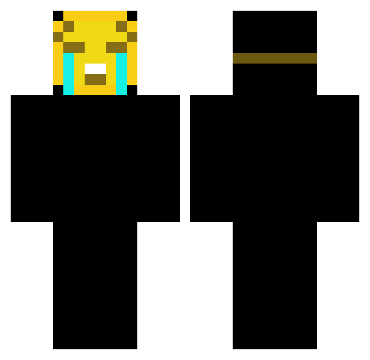 iLuc__ Minecraft skin, front and back view