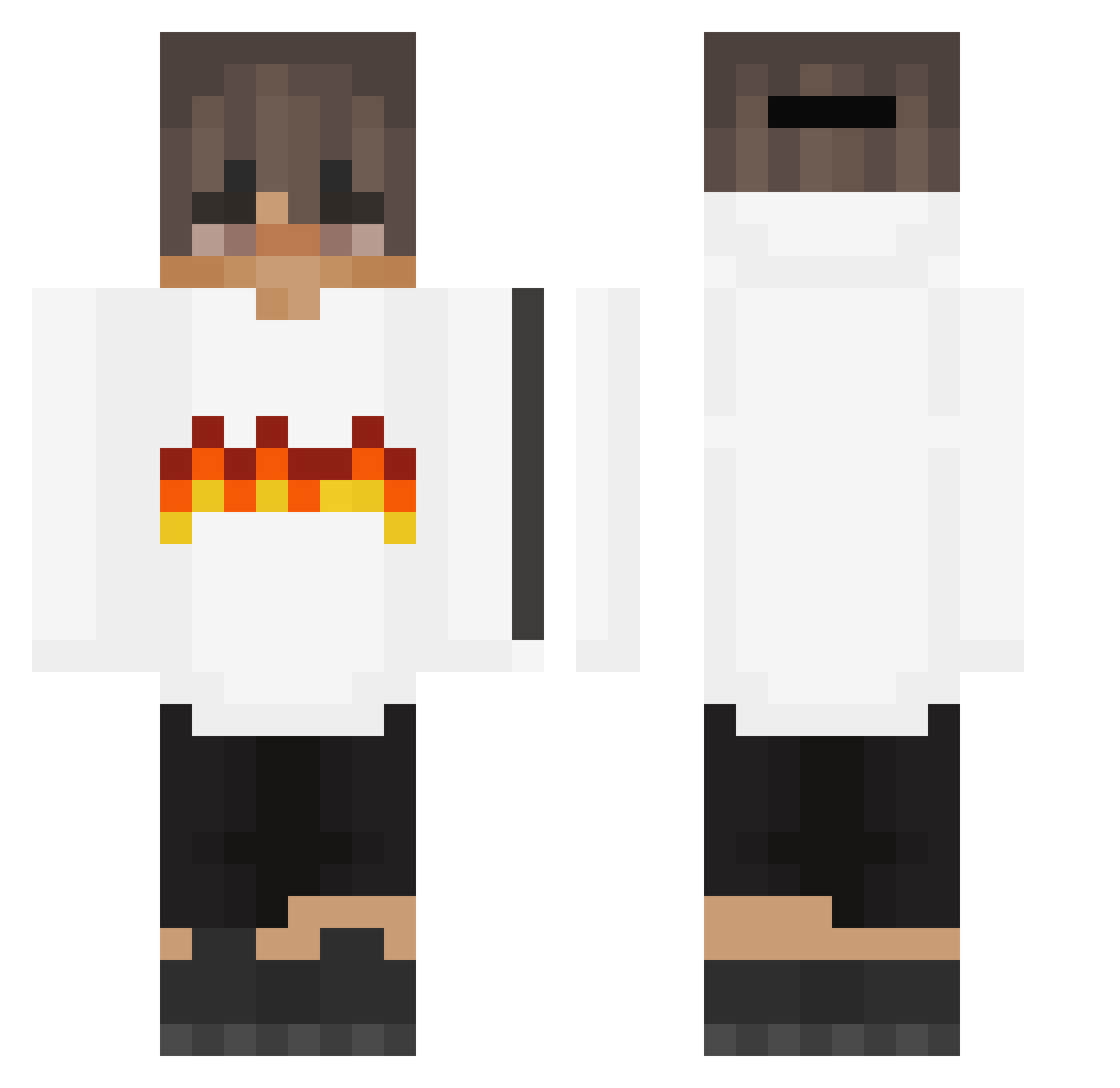 _ByXaNo4Ka_ Minecraft skin, front and back view