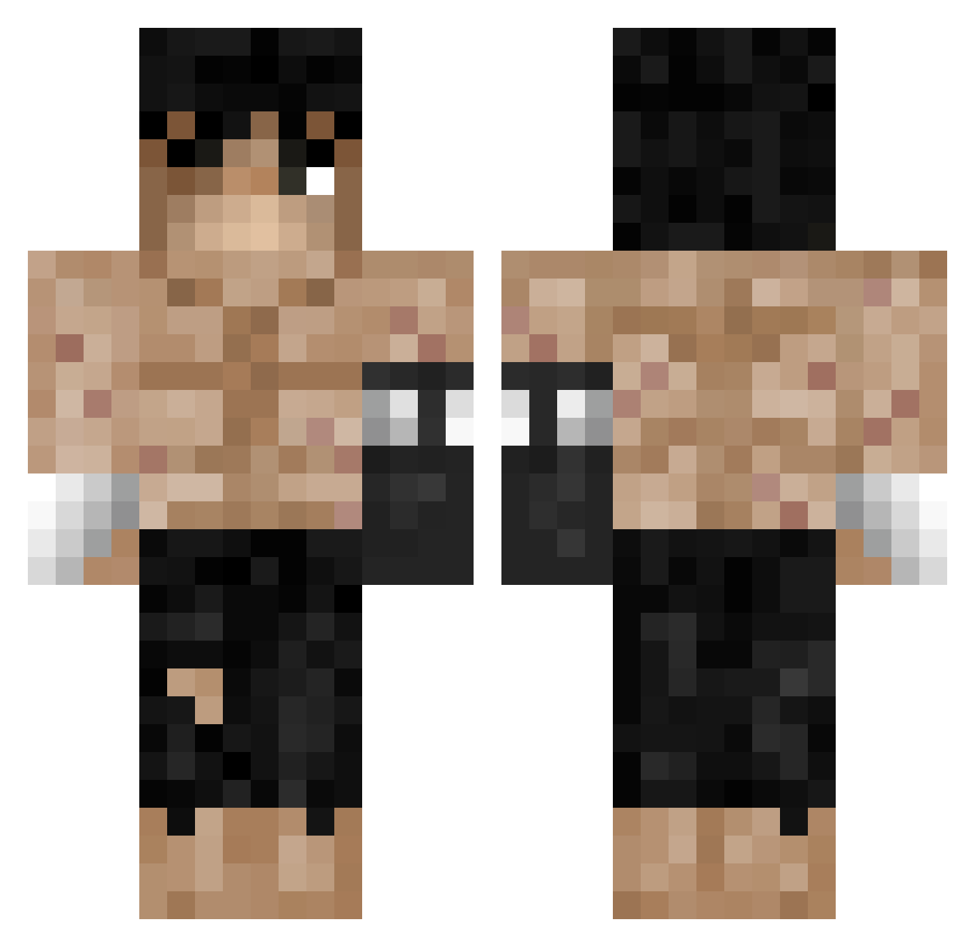 AG_TermInus Minecraft skin, front and back view