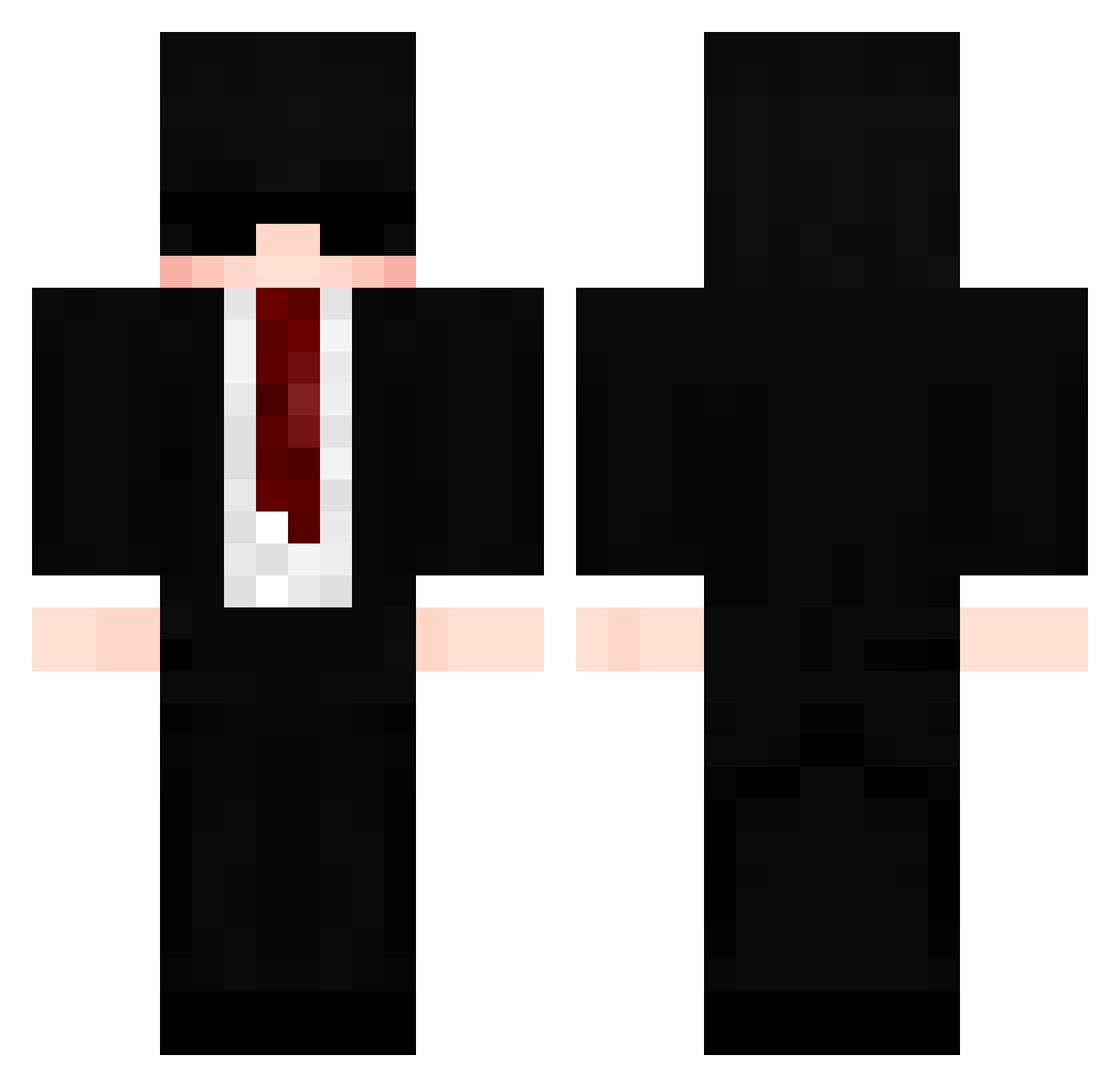 coolduddy Minecraft skin, front and back view