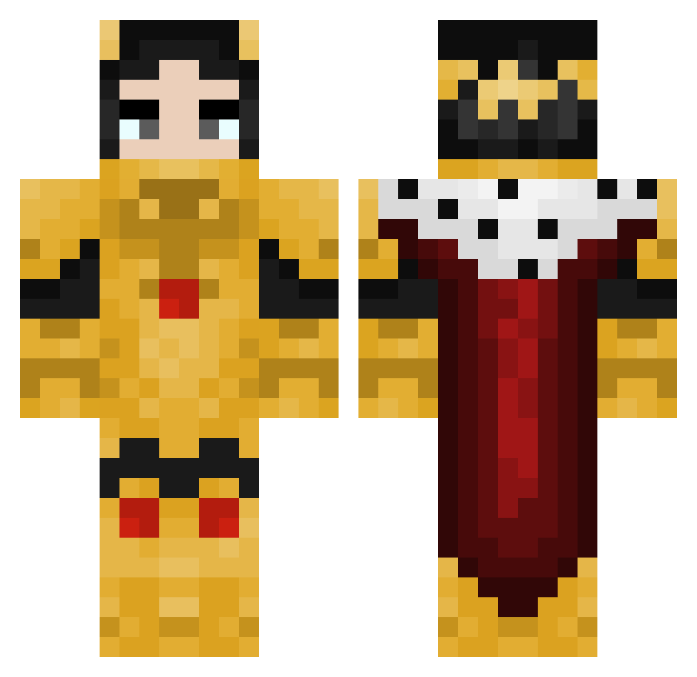 kyosuke148 Minecraft skin, front and back view