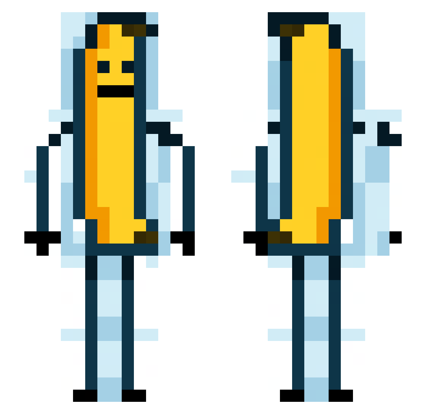 RizzPsycho Minecraft skin, front and back view