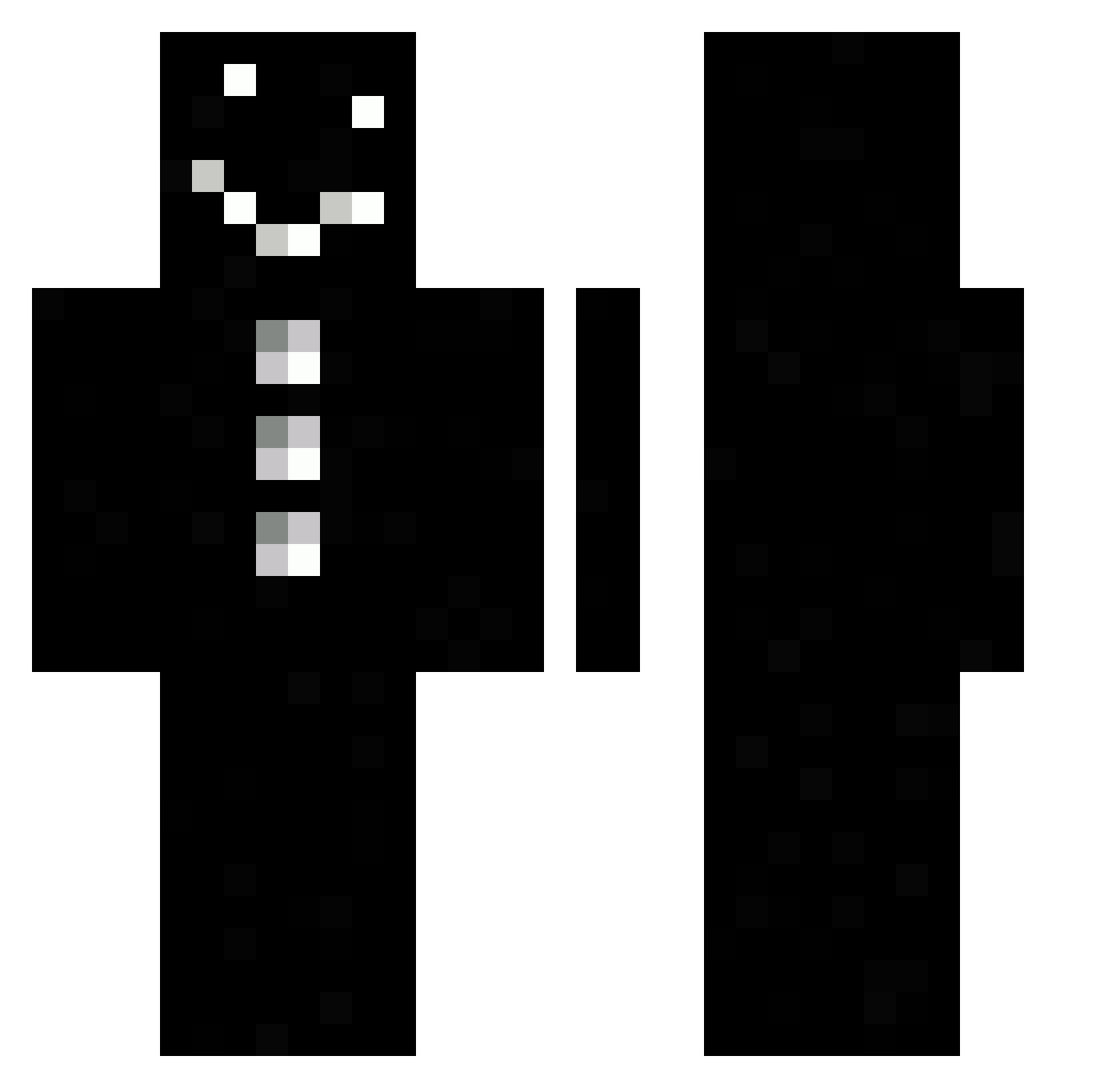Pukikaki1161 Minecraft skin, front and back view