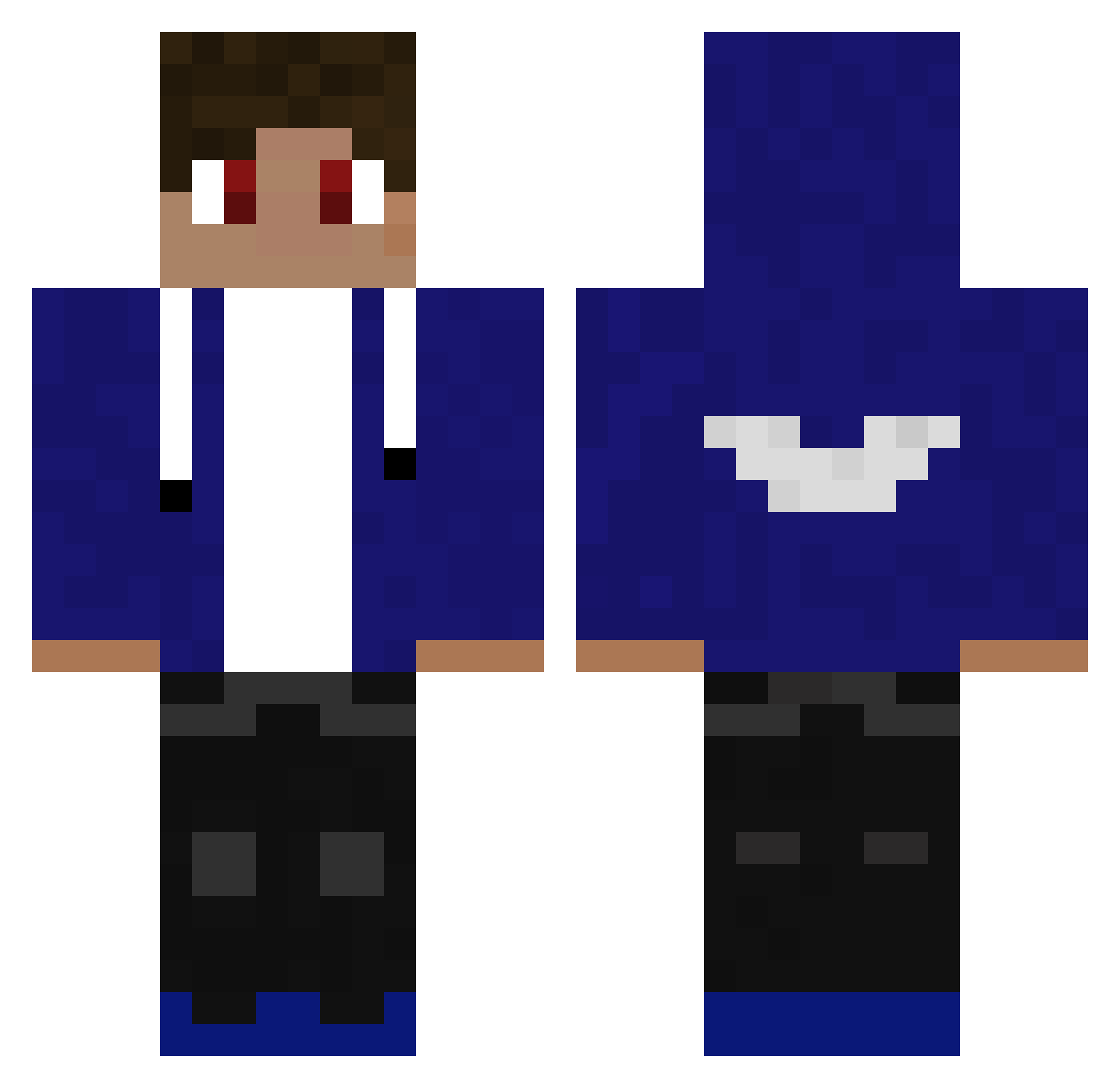 TehRodKinq Minecraft skin, front and back view