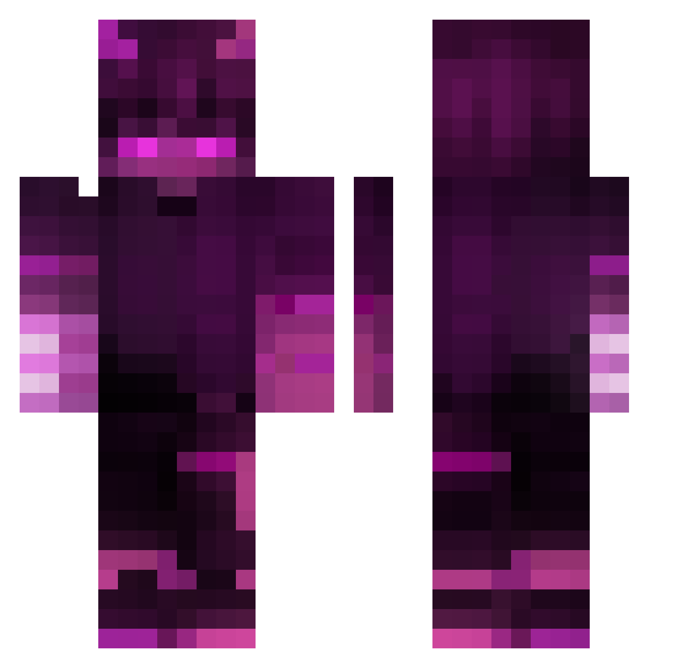 rezax21 Minecraft skin, front and back view