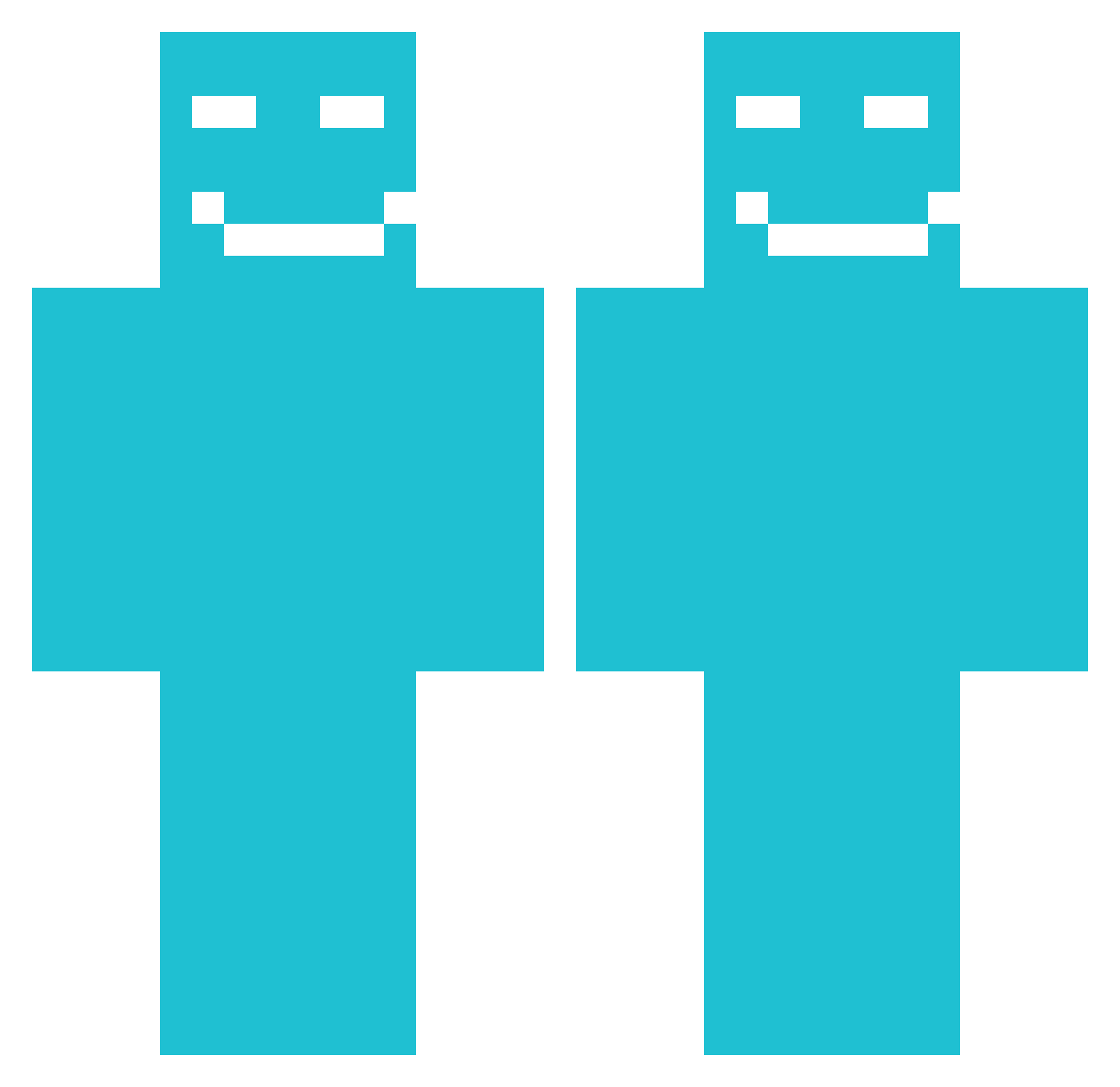Tim9343_mtb Minecraft skin, front and back view