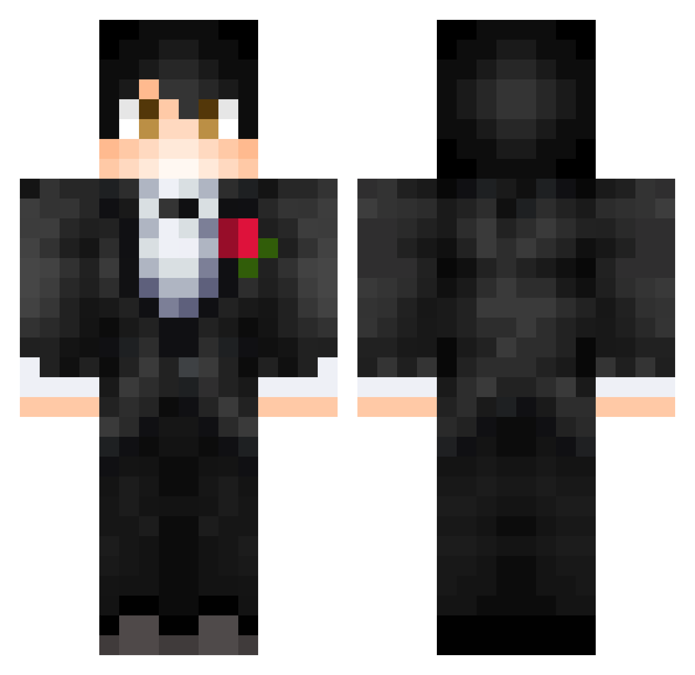 loganstaten Minecraft skin, front and back view
