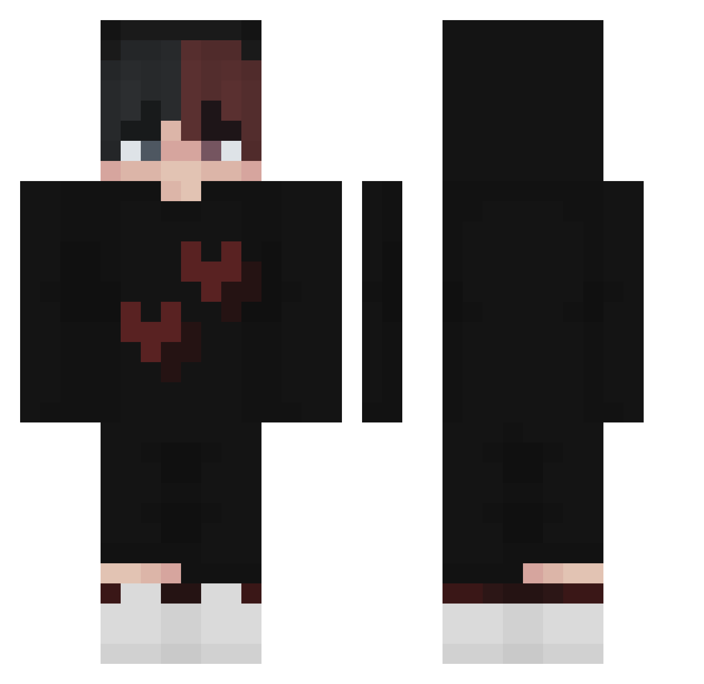 Forlane Minecraft skin, front and back view
