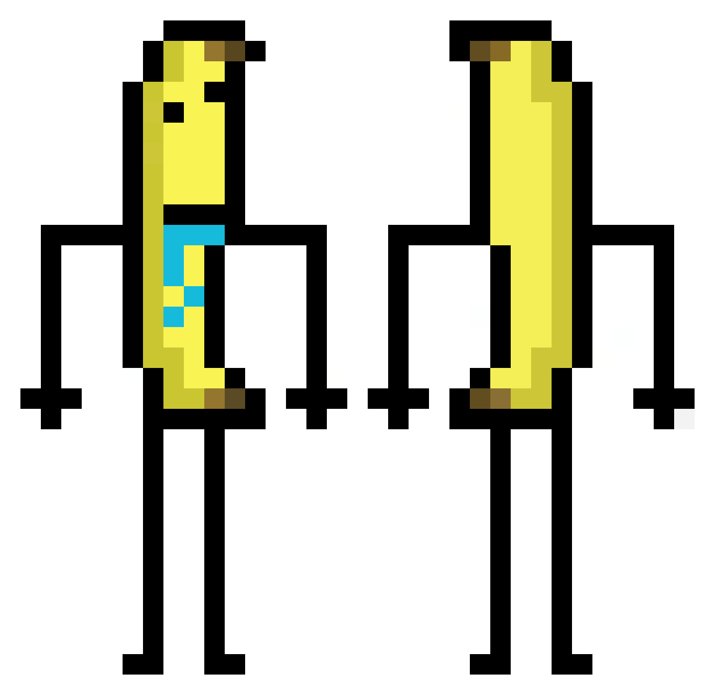 KacperAC Minecraft skin, front and back view