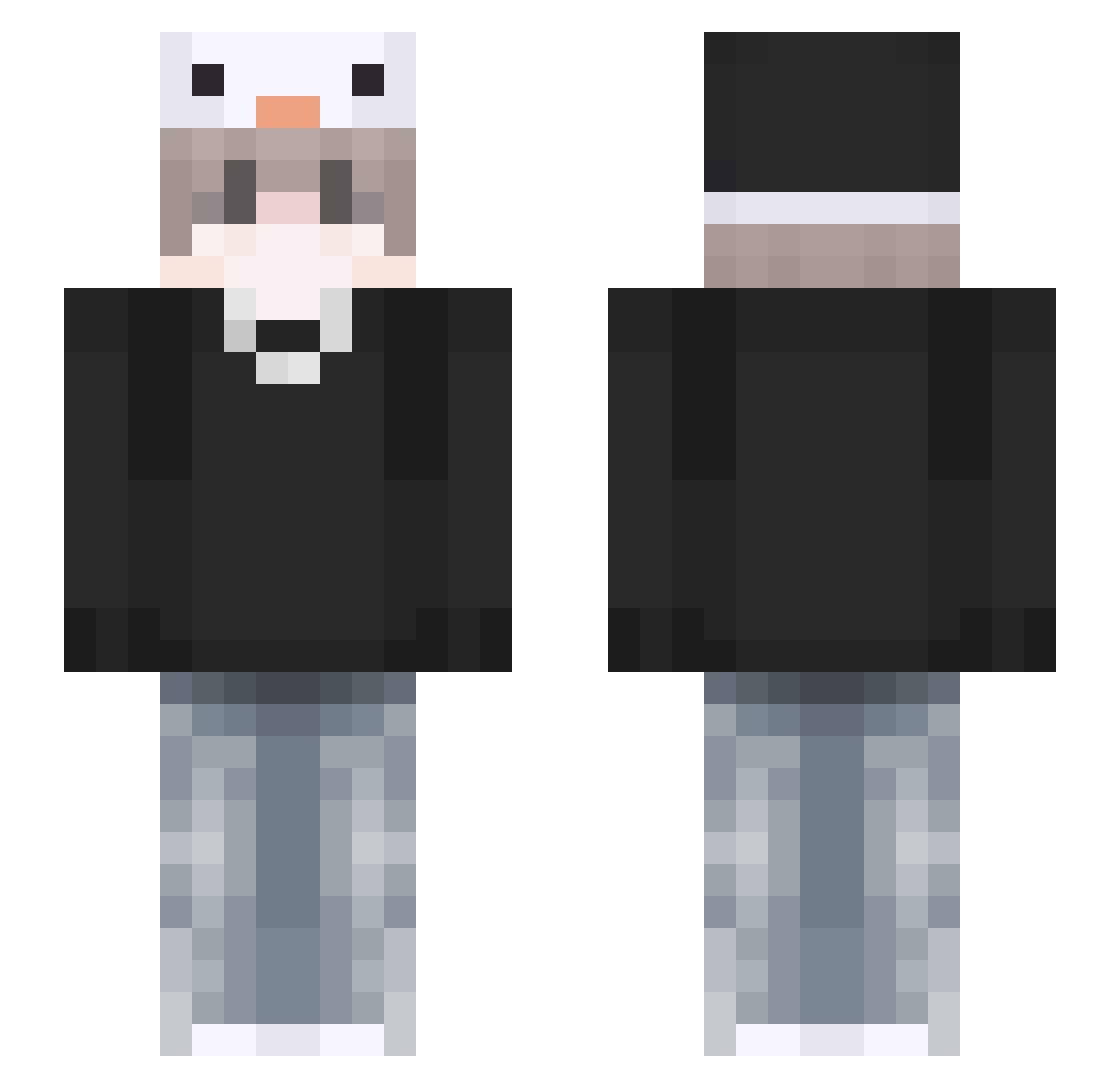 lucasyla Minecraft skin, front and back view