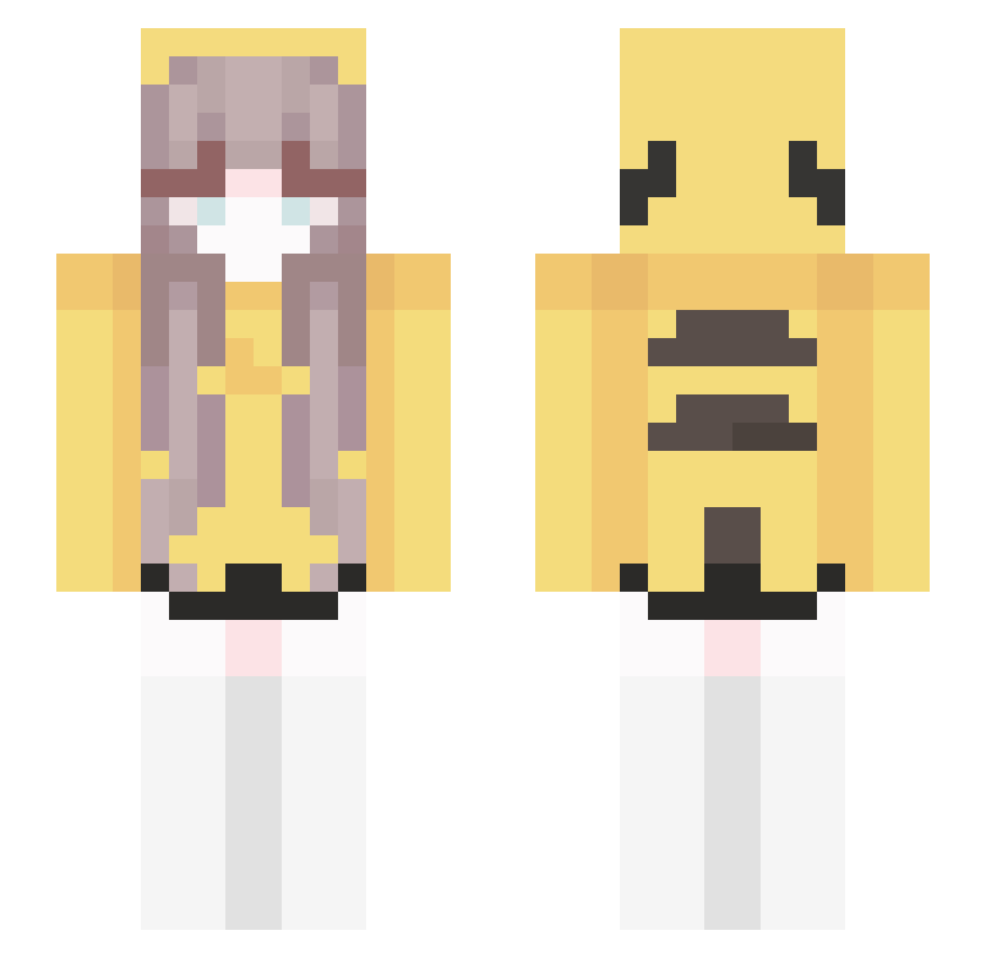 hej_kocham_cie Minecraft skin, front and back view