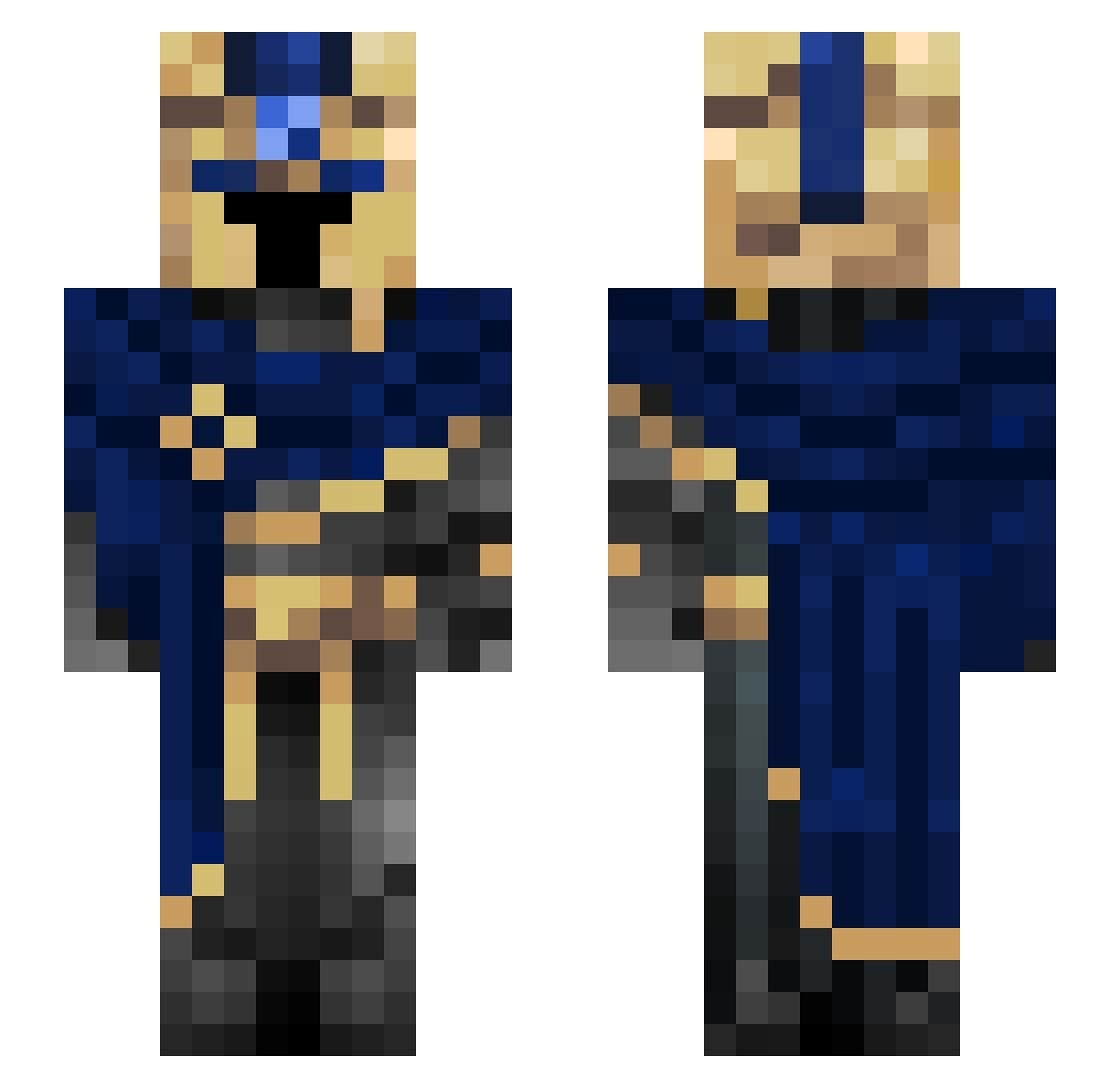 Zitos_ Minecraft skin, front and back view