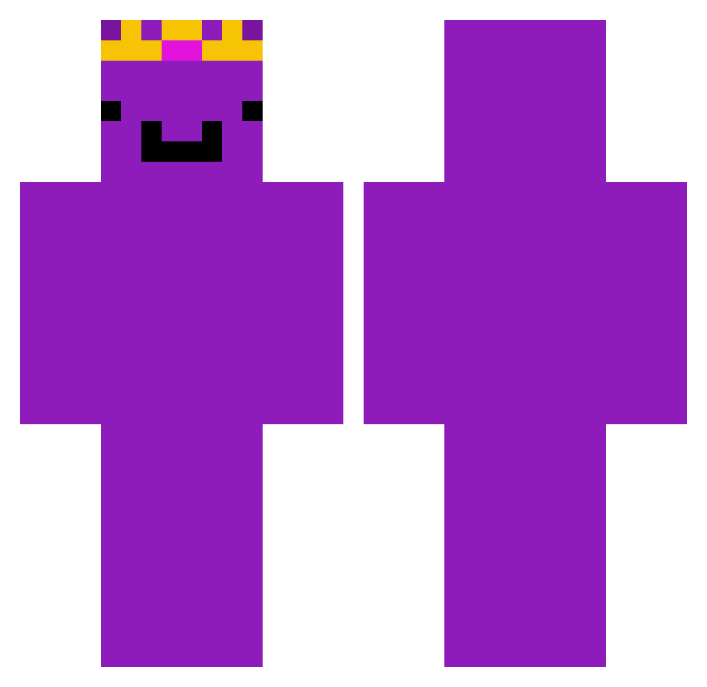 Red_doidao Minecraft skin, front and back view