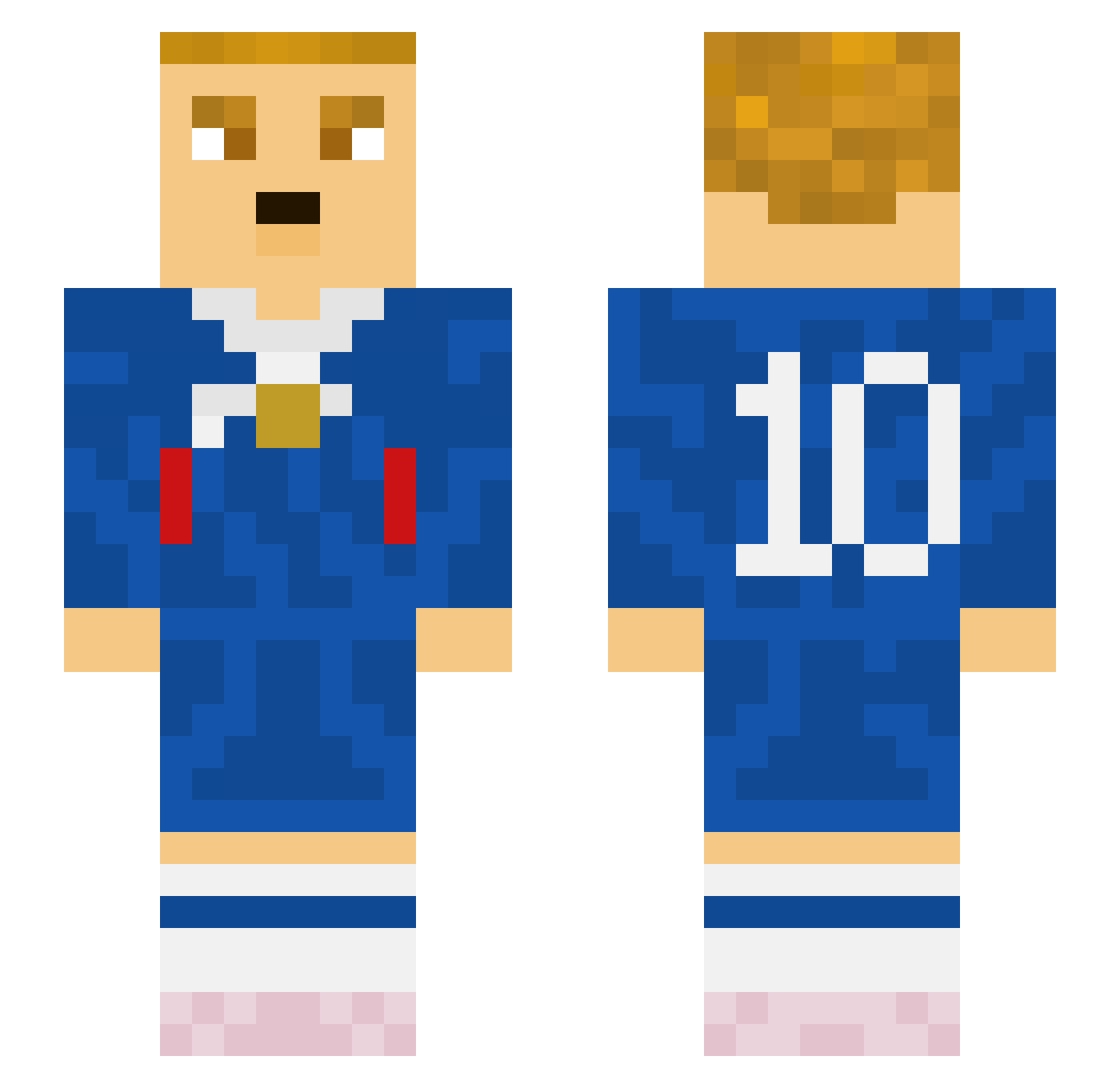 OSAMA_BE_LACKIN Minecraft skin, front and back view