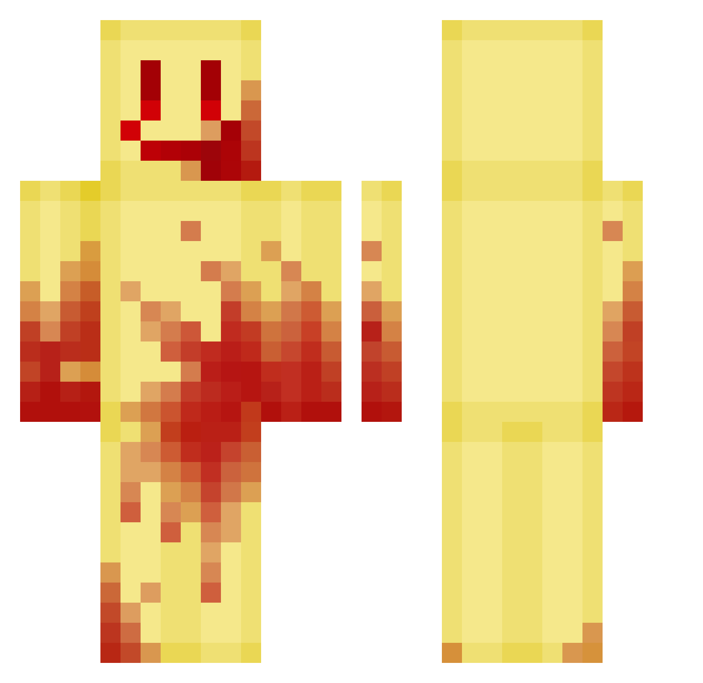 D_Rex_100 Minecraft skin, front and back view