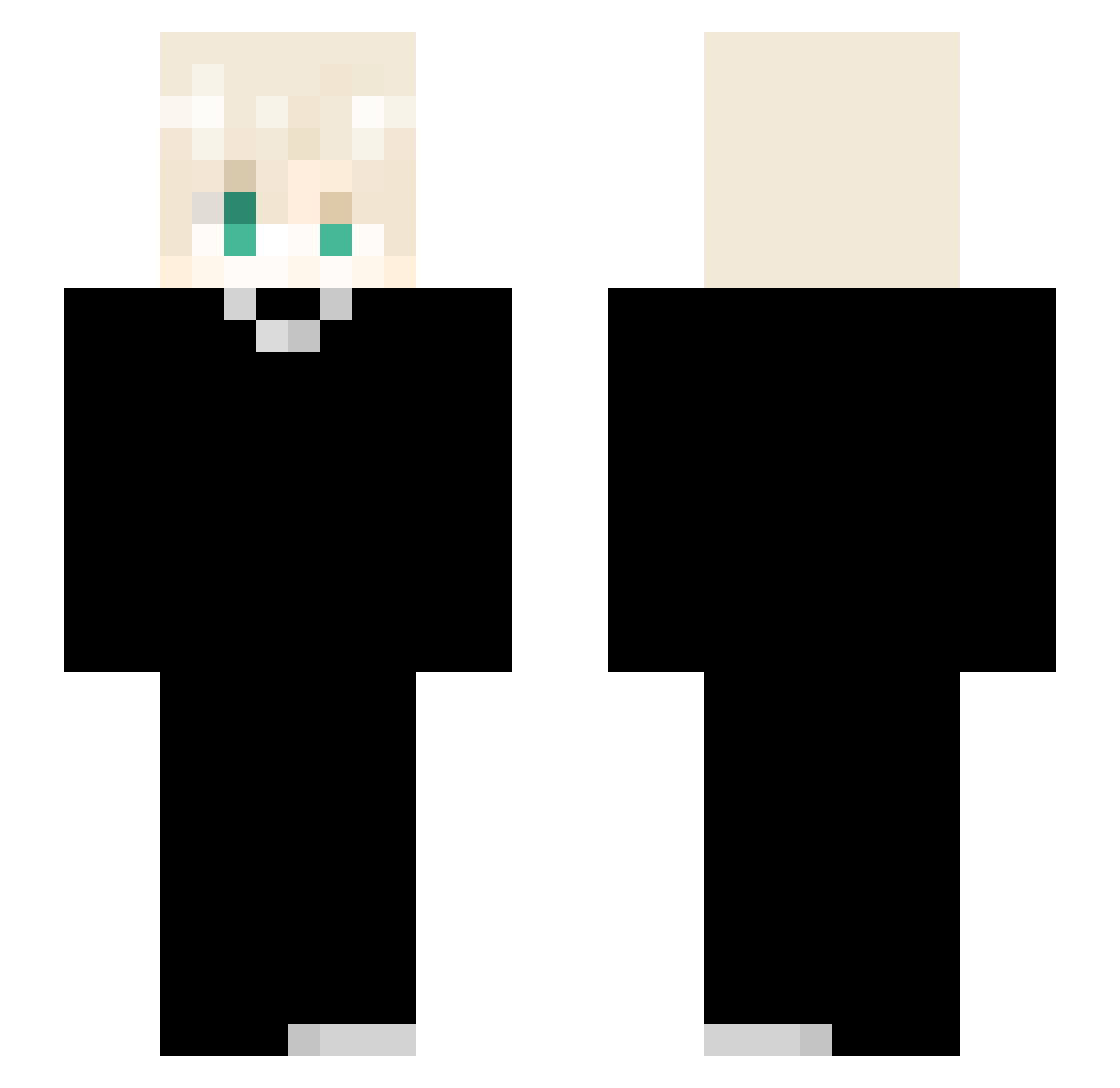 rumel_ Minecraft skin, front and back view