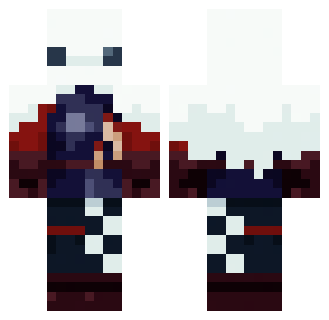 desrever_ Minecraft skin, front and back view