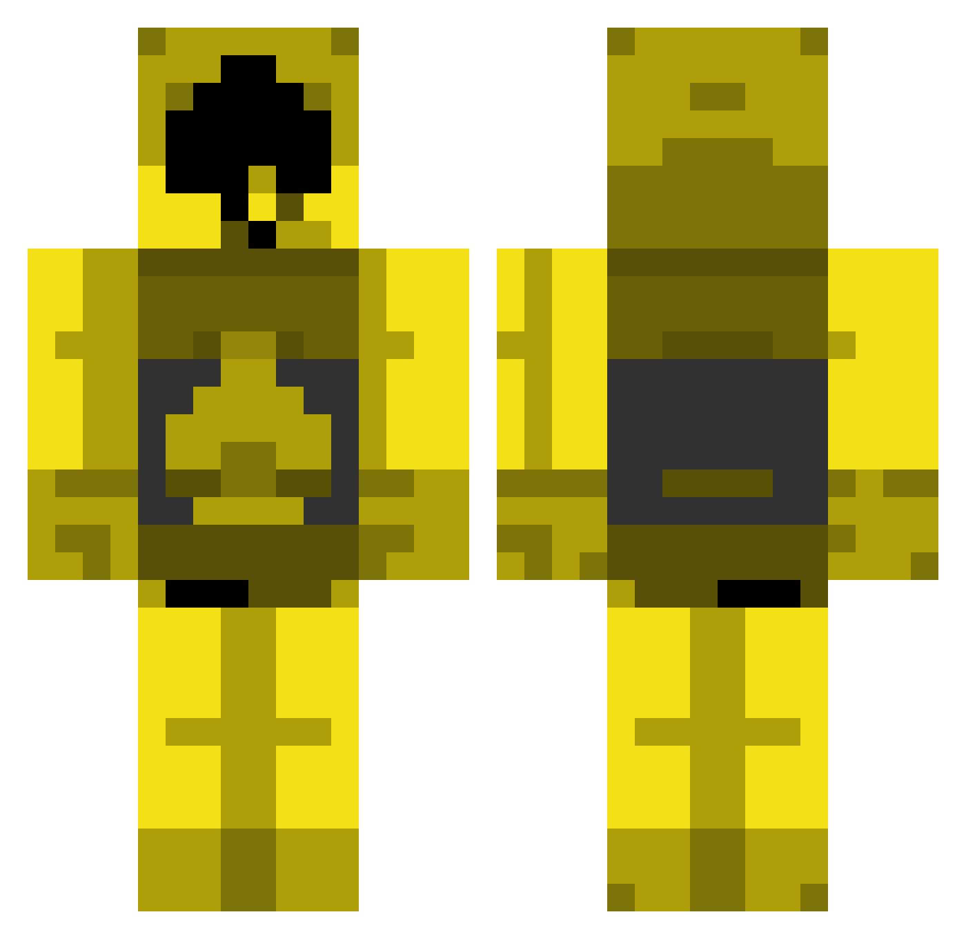 lancerfan5 Minecraft skin, front and back view