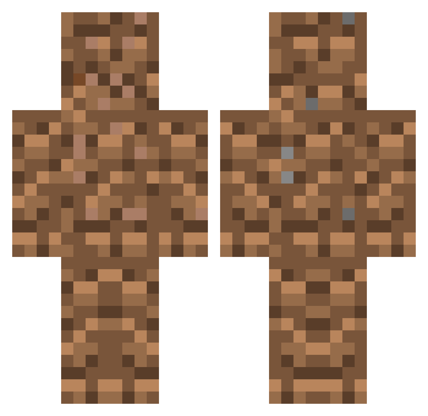 Dino_101 Minecraft skin, front and back view