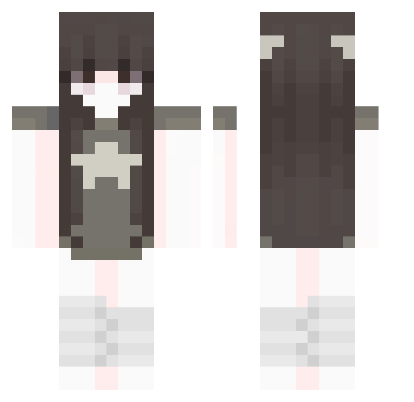 yuseungyun57 Minecraft skin, front and back view